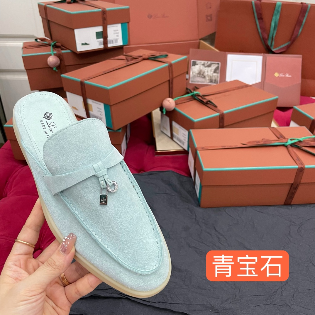 🌾G219专柜原单品质所见即所得Loro Pian*经典爆款出品lp顶级版本 英伦流苏平底乐福鞋原来这就