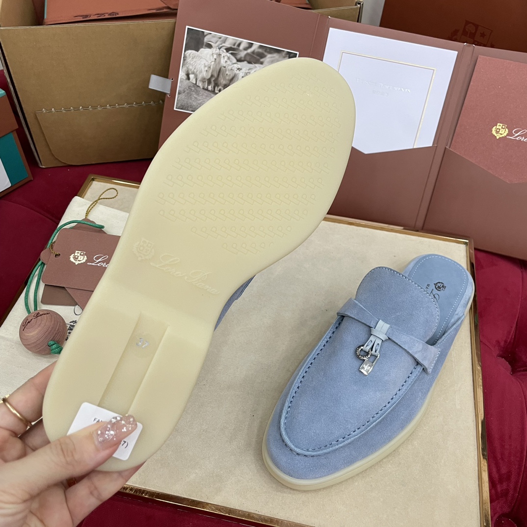 🌾G219专柜原单品质所见即所得Loro Pian*经典爆款出品lp顶级版本 英伦流苏平底乐福鞋原来这就