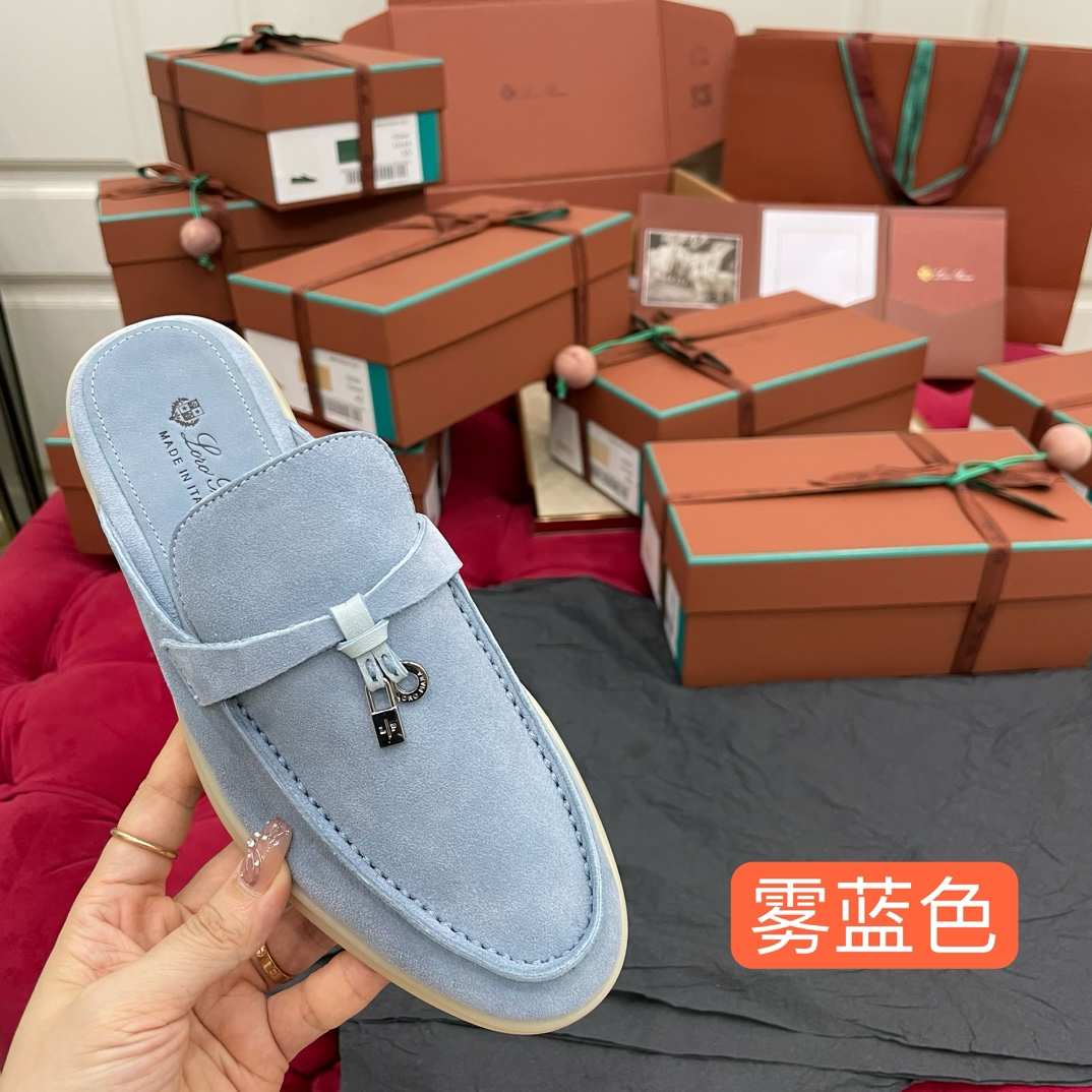🌾G219专柜原单品质所见即所得Loro Pian*经典爆款出品lp顶级版本 英伦流苏平底乐福鞋原来这就