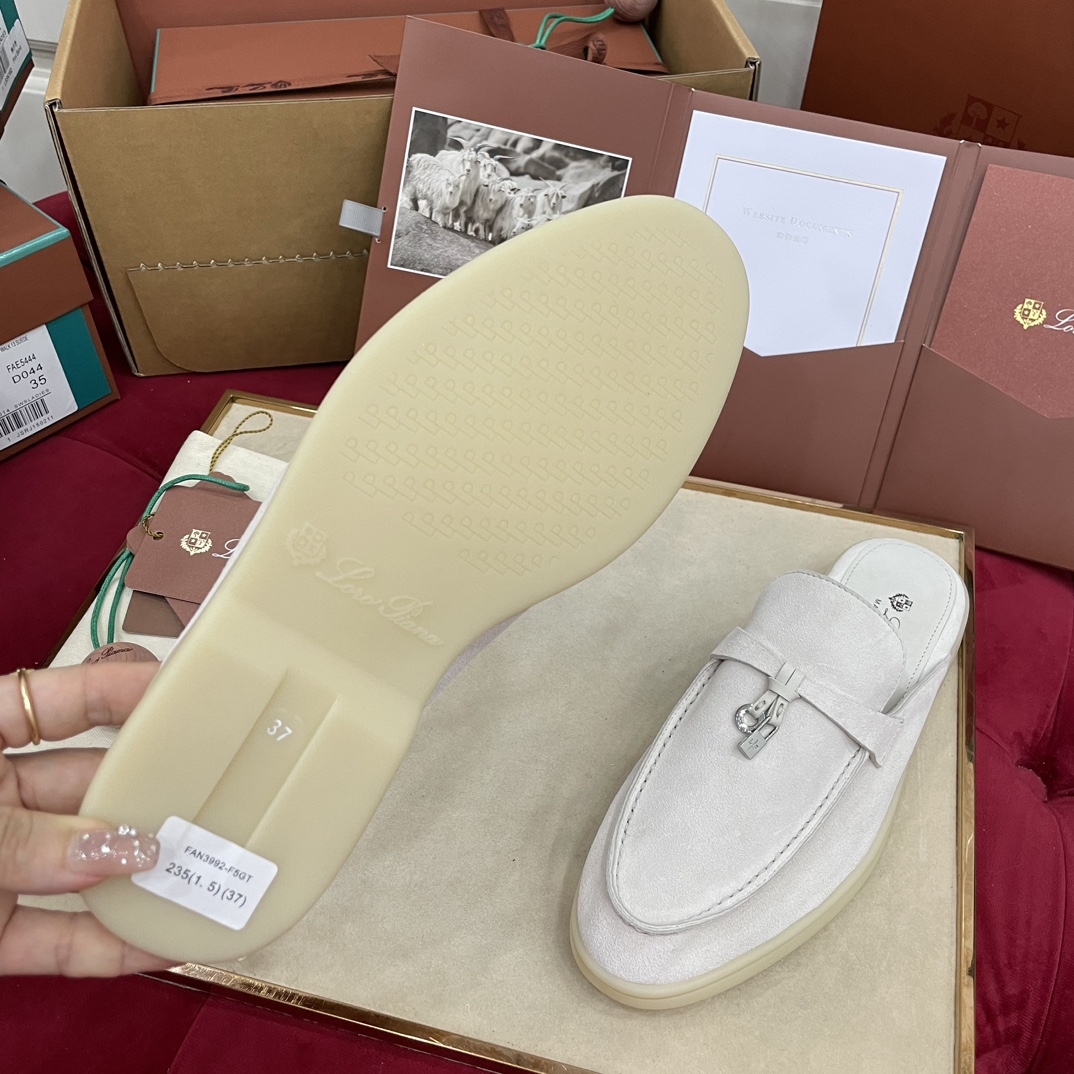 🌾G219专柜原单品质所见即所得Loro Pian*经典爆款出品lp顶级版本 英伦流苏平底乐福鞋原来这就