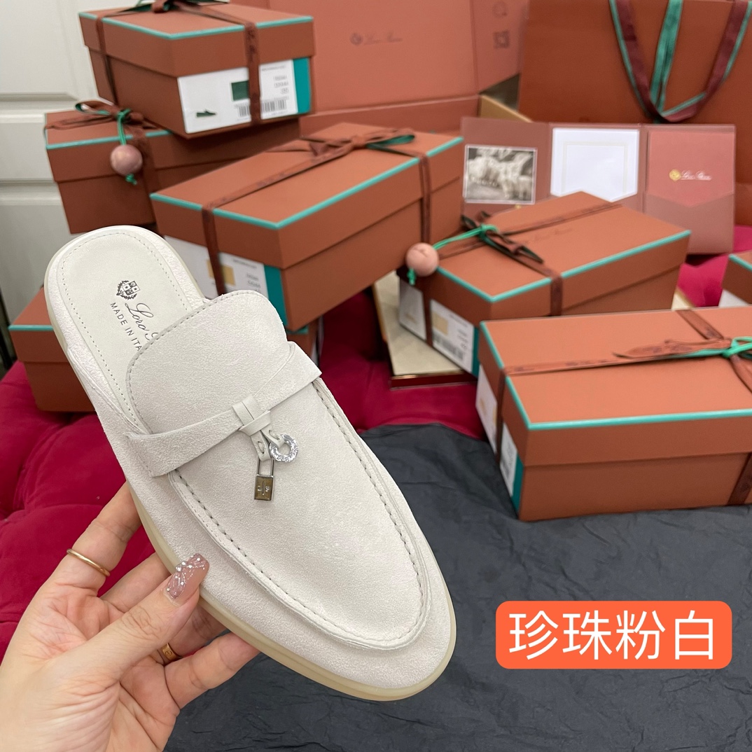 🌾G219专柜原单品质所见即所得Loro Pian*经典爆款出品lp顶级版本 英伦流苏平底乐福鞋原来这就