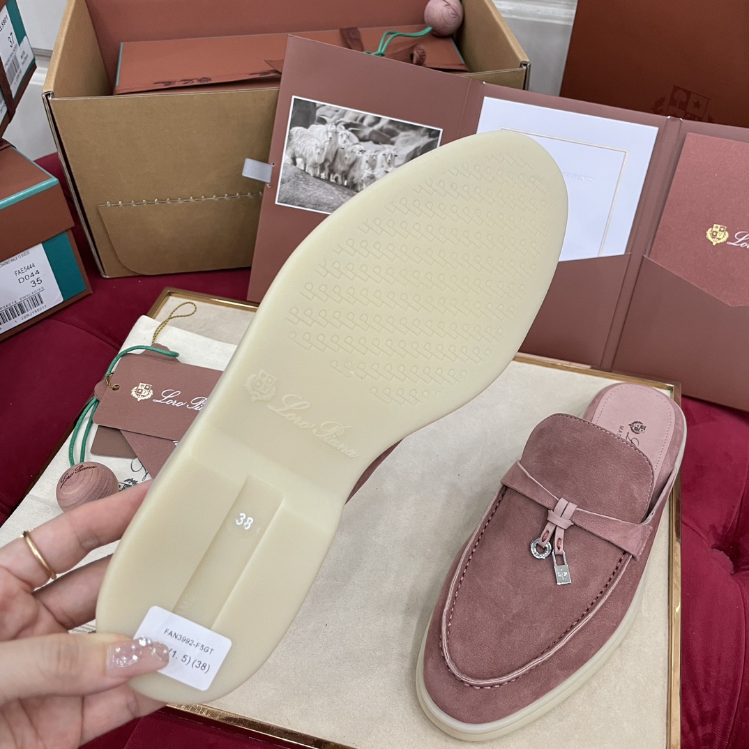🌾G219专柜原单品质所见即所得Loro Pian*经典爆款出品lp顶级版本 英伦流苏平底乐福鞋原来这就