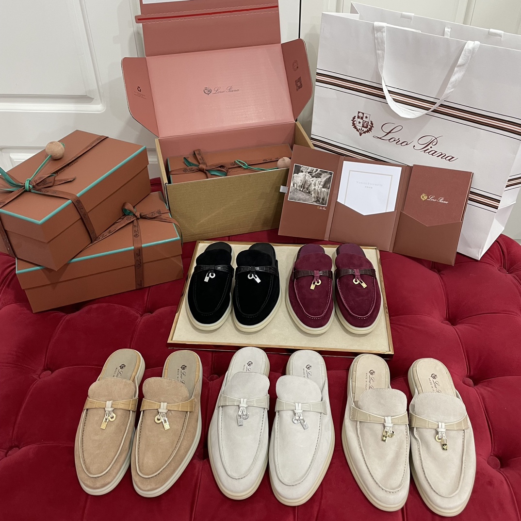 NO:237625,Loroiana high order American crocodile 35-42, semi-drag, loro piana19860909Loroiana高订美洲鳄鱼35-42,半拖,loro piana,Women's Shoes