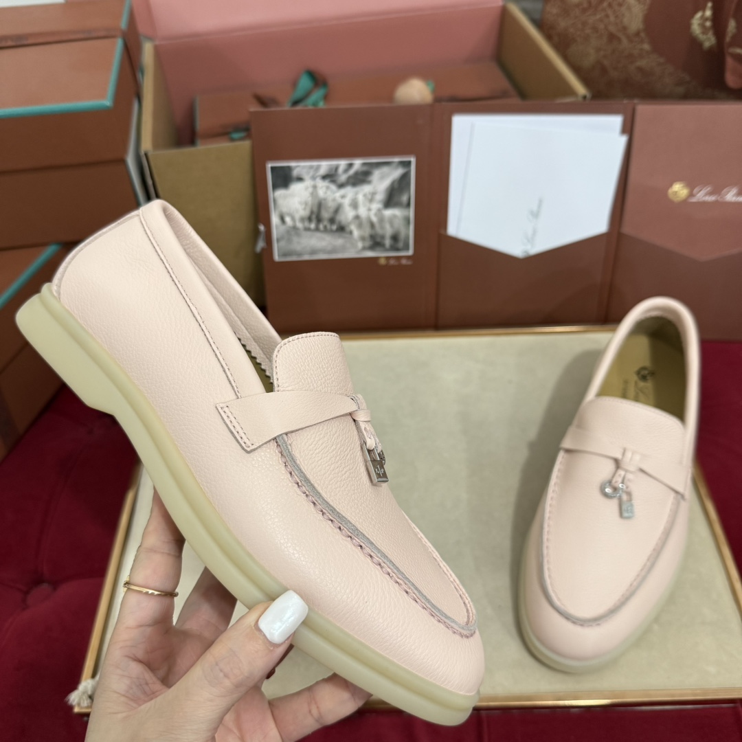 Loro Piana Inspired Women's Suede Loafers - Minimalist Comfort & Style 7 i1740836237 374 6