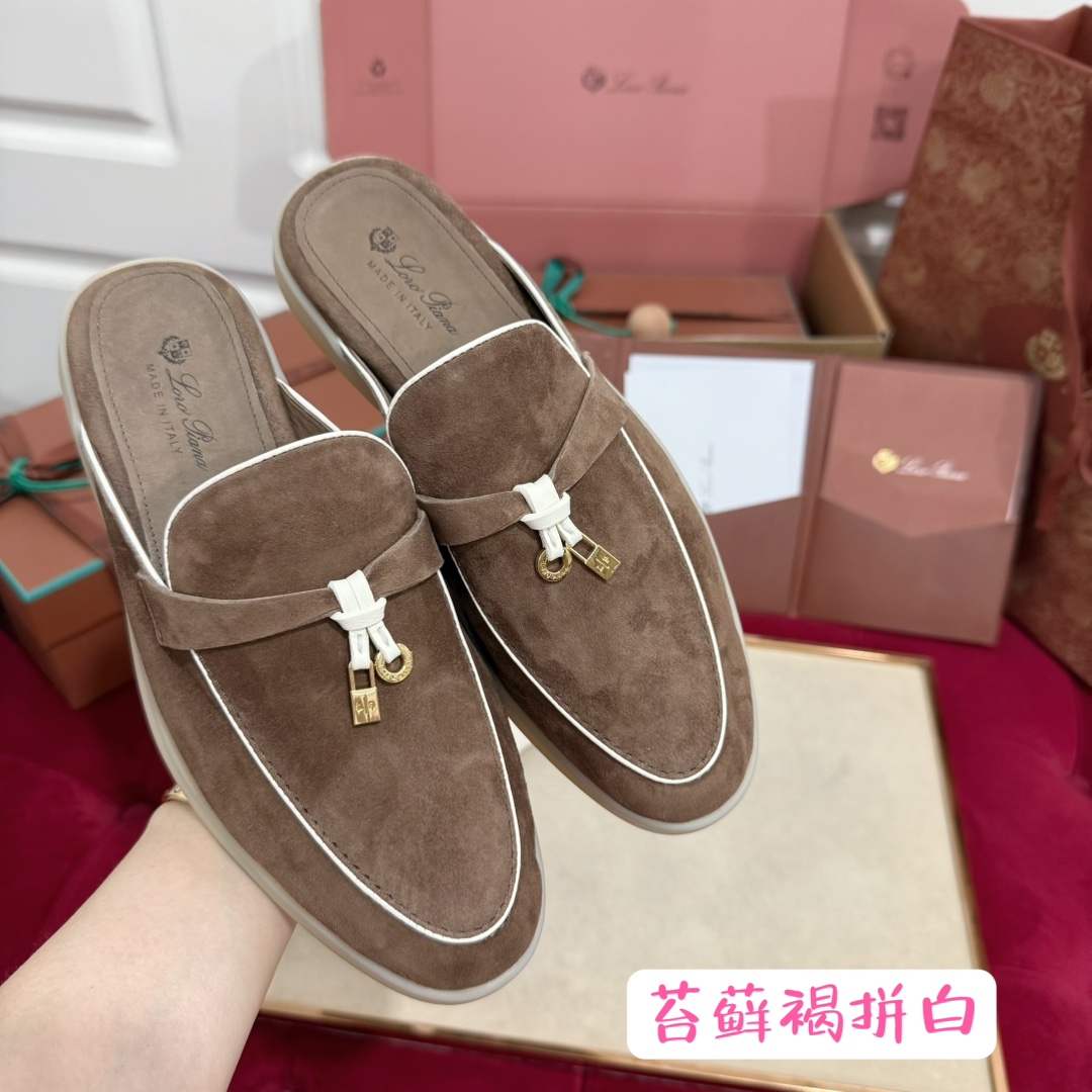 🌾G219专柜原单品质所见即所得Loro Pian*经典爆款出品lp顶级版本 英伦流苏平底乐福鞋原来这就