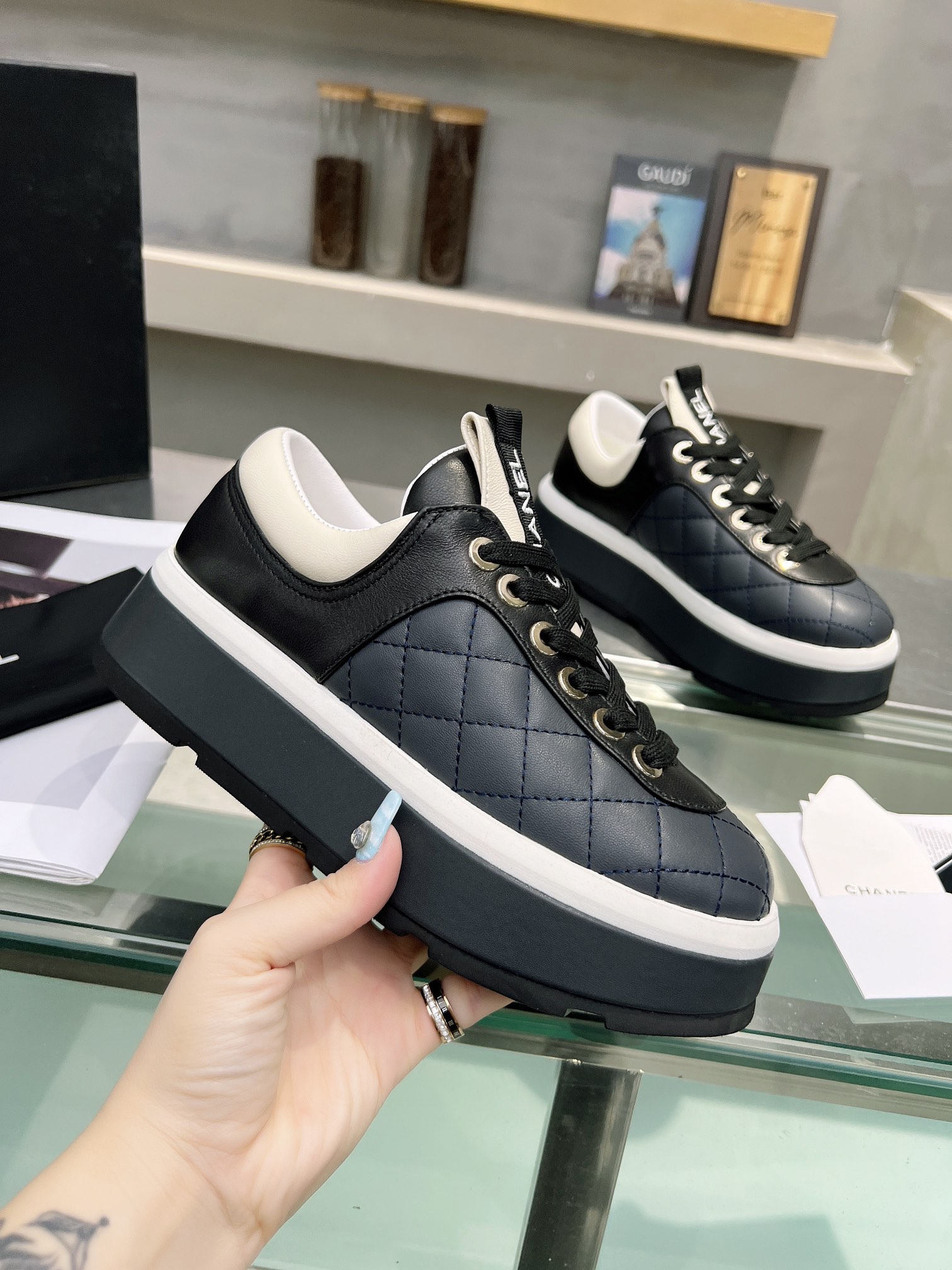 Chanel Shoes Sneakers 7 Star Collection
 Cowhide Sheepskin TPU Fashion Casual