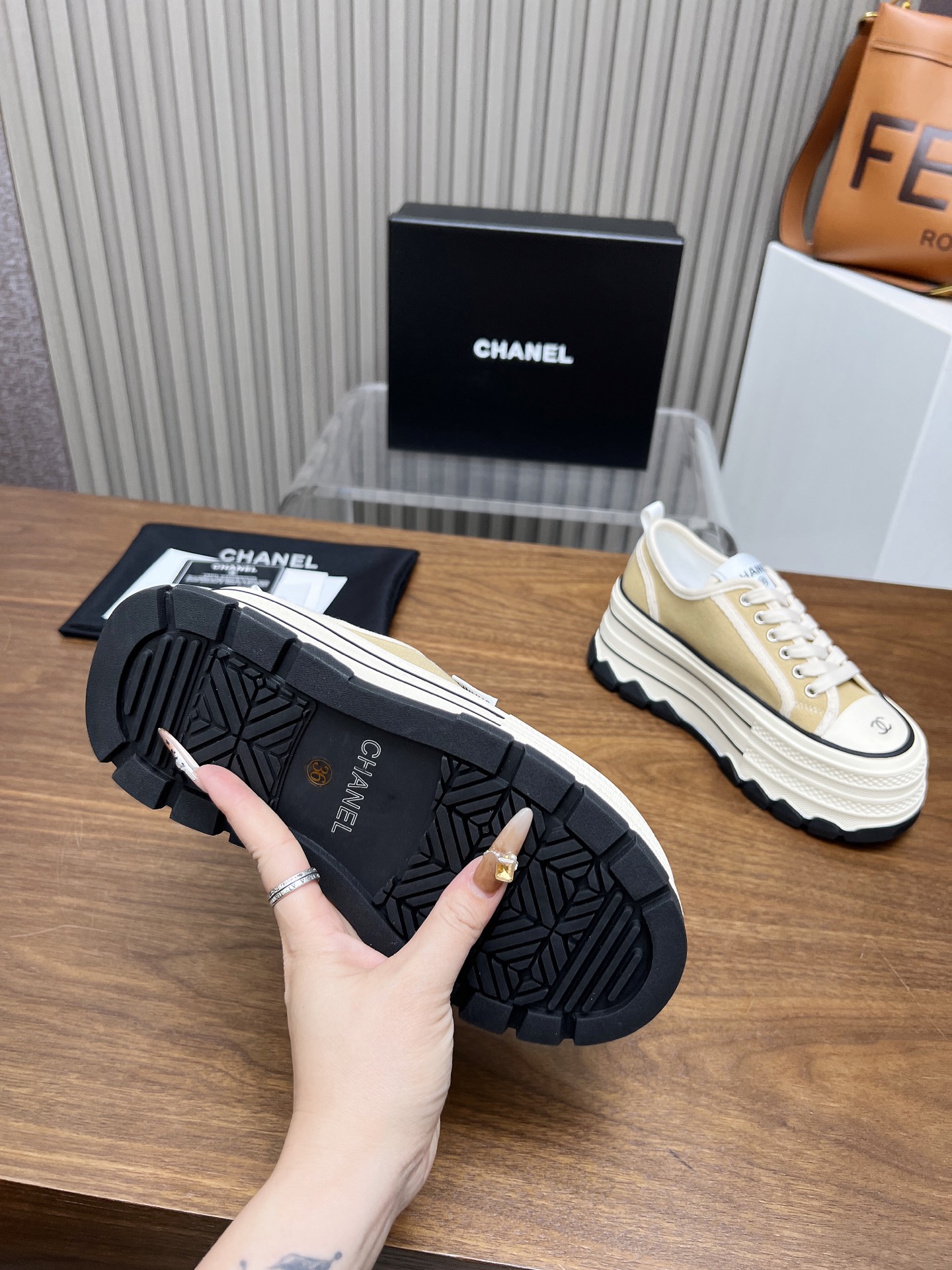Chanel 2025 Biscuit Sneakers - Original Quality, Stylish Design, Women's Size 7 i1739519582152 4268 0 5