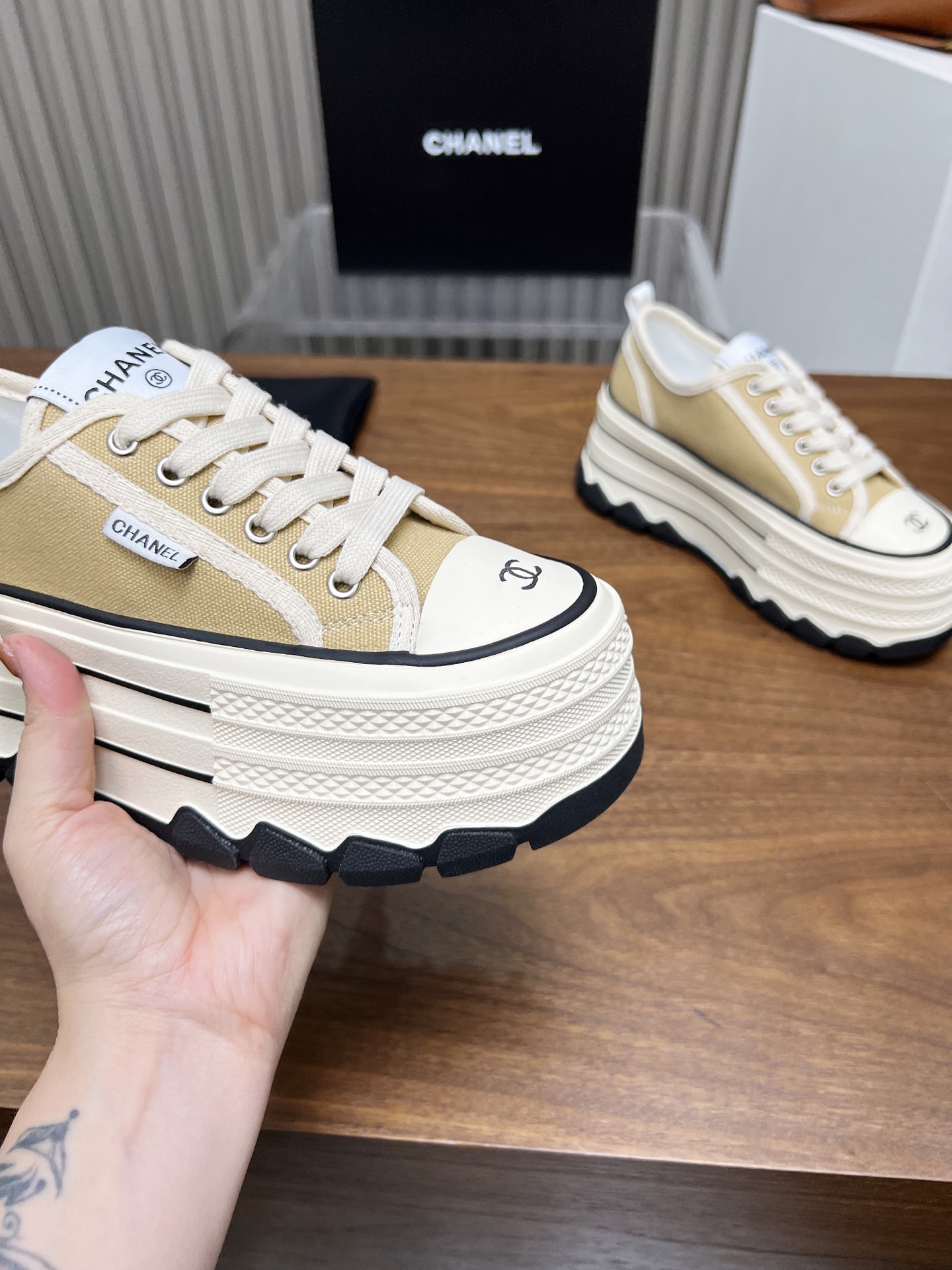Chanel 2025 Biscuit Sneakers - Original Quality, Stylish Design, Women's Size 4 i1739519583584 3574 0 2