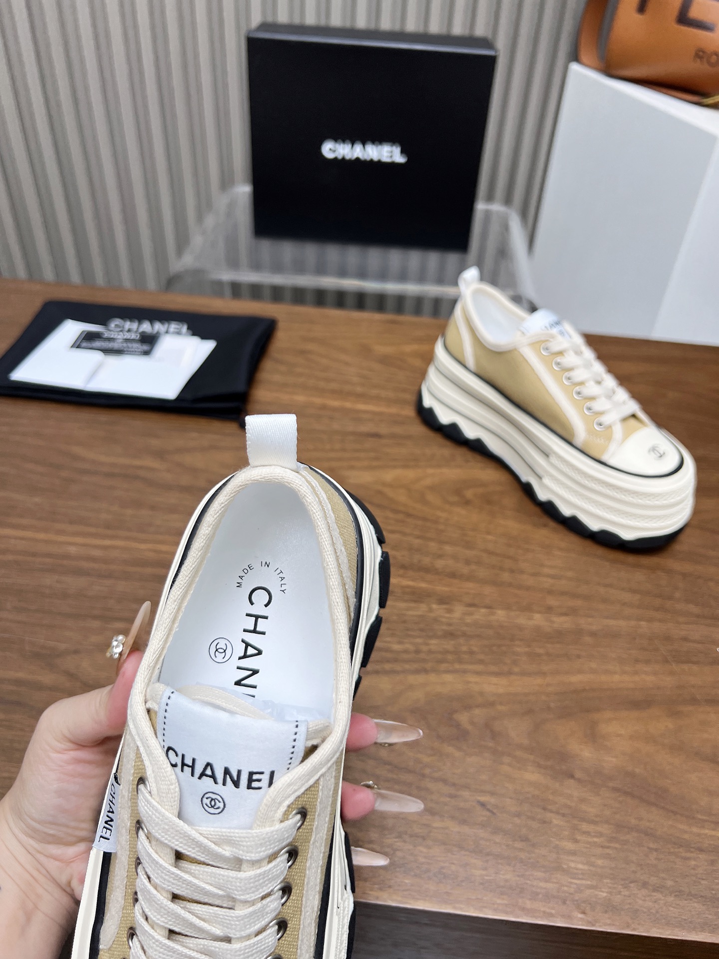 Chanel 2025 Biscuit Sneakers - Original Quality, Stylish Design, Women's Size 5 i1739519583596 7513 0 3