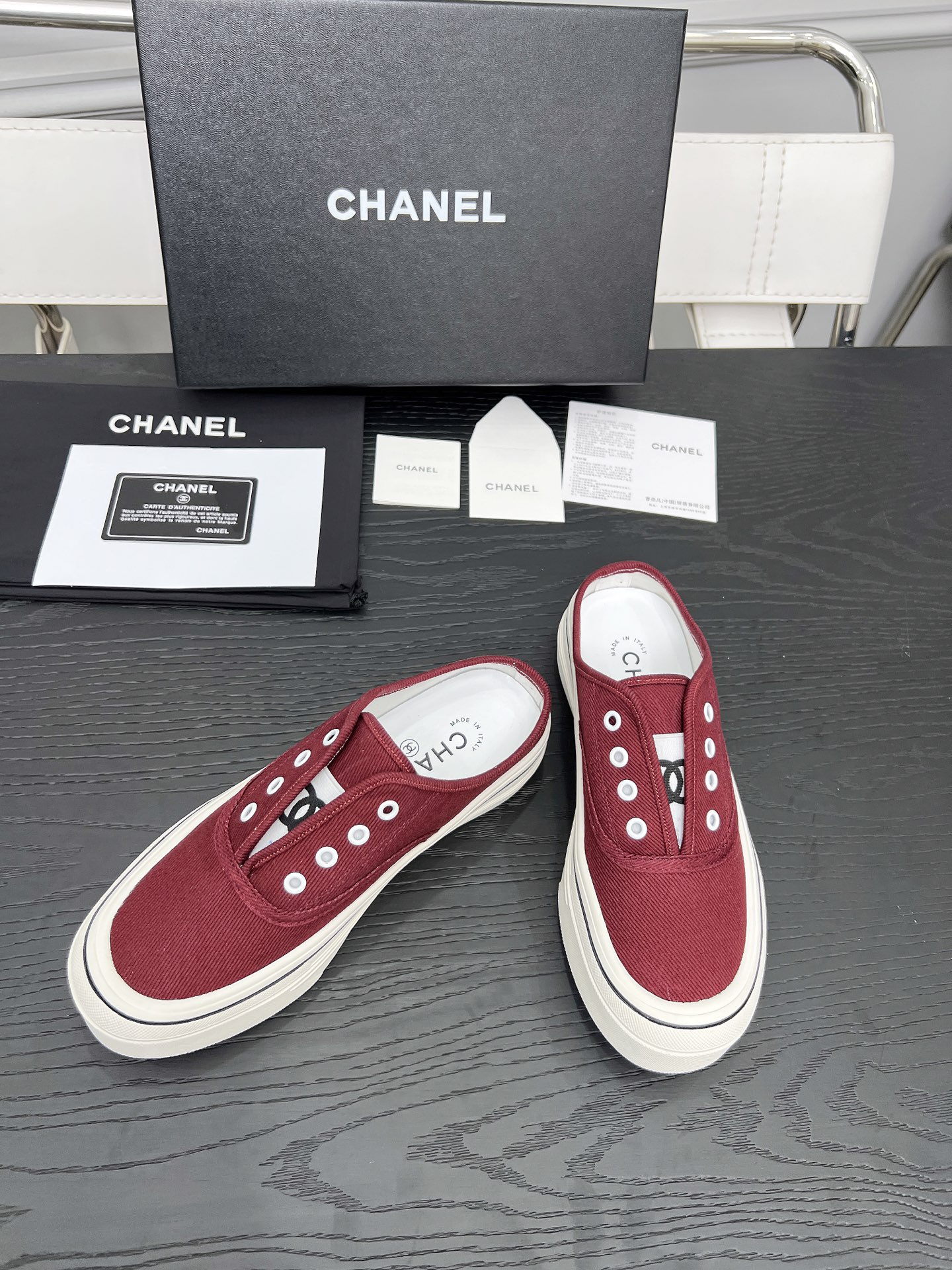 Chanel Canvas Platform Mules - Lightweight & Comfortable Summer Shoes 6 i1746325306922 4741 0 1