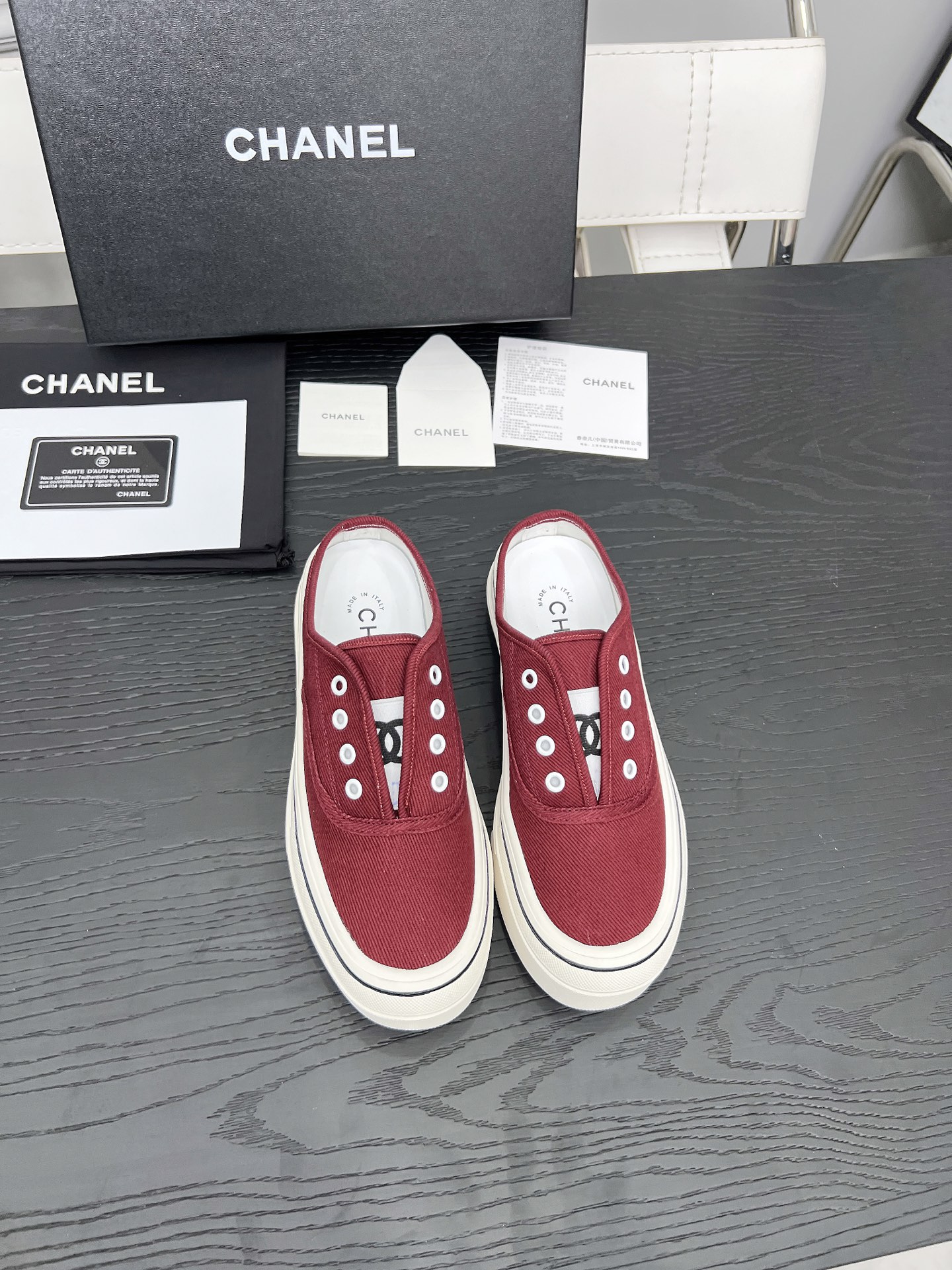 Chanel Canvas Platform Mules - Lightweight & Comfortable Summer Shoes 5 i1746325308690 8349 0 7