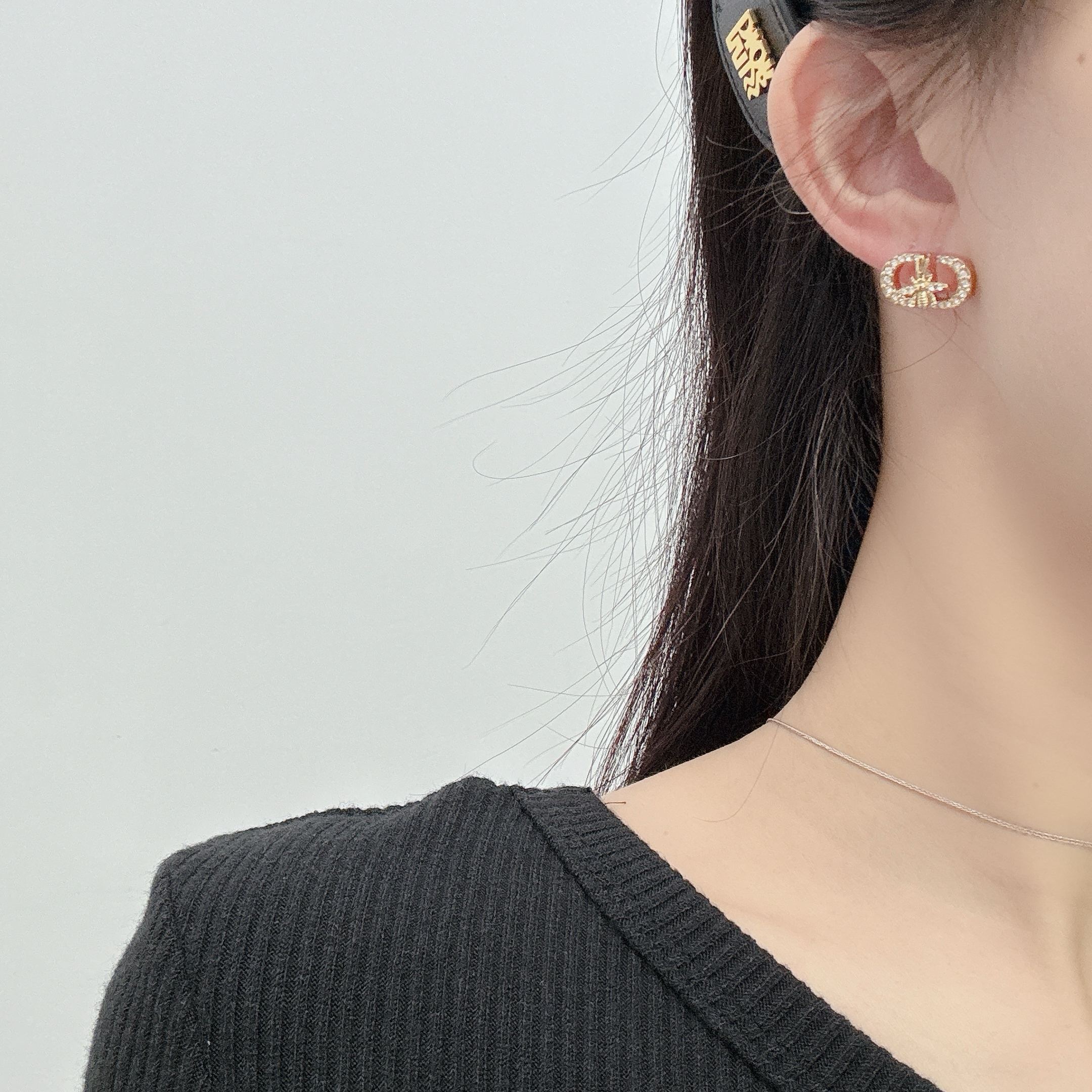 NO:360473,dior cd bee stud earrings, Dior stud earrings, dior19860909dior cd 蜜蜂 耳钉,Dior耳钉,dior,Jewelry