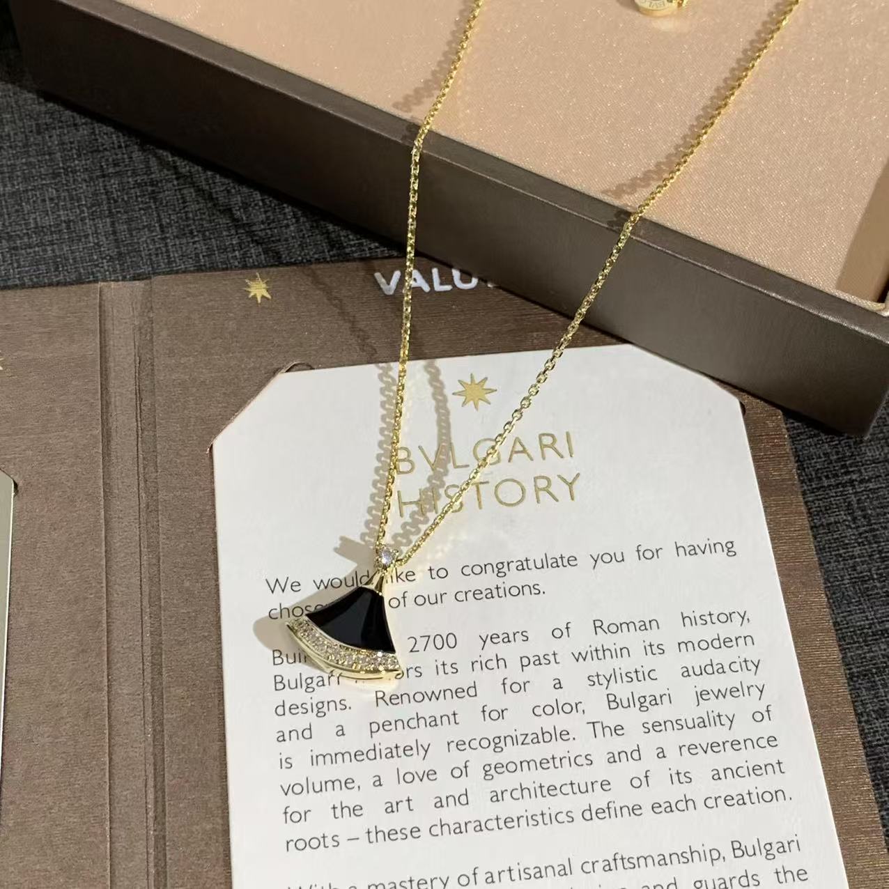 불가리 디바스 드림 오픈워크 18 K 로즈골드 목걸이 64598 이미지 8