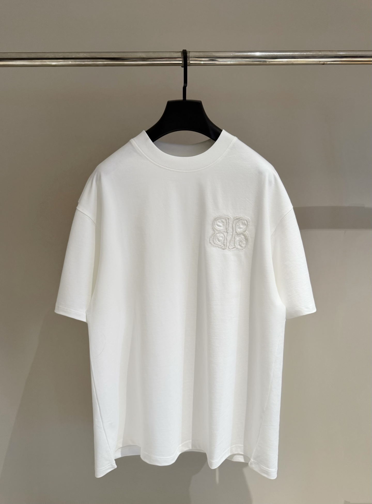 P90 [Foto real de alta calidad] Nueva camiseta de media manga está en los estantes. La tela está hecha de tejido 100% a…