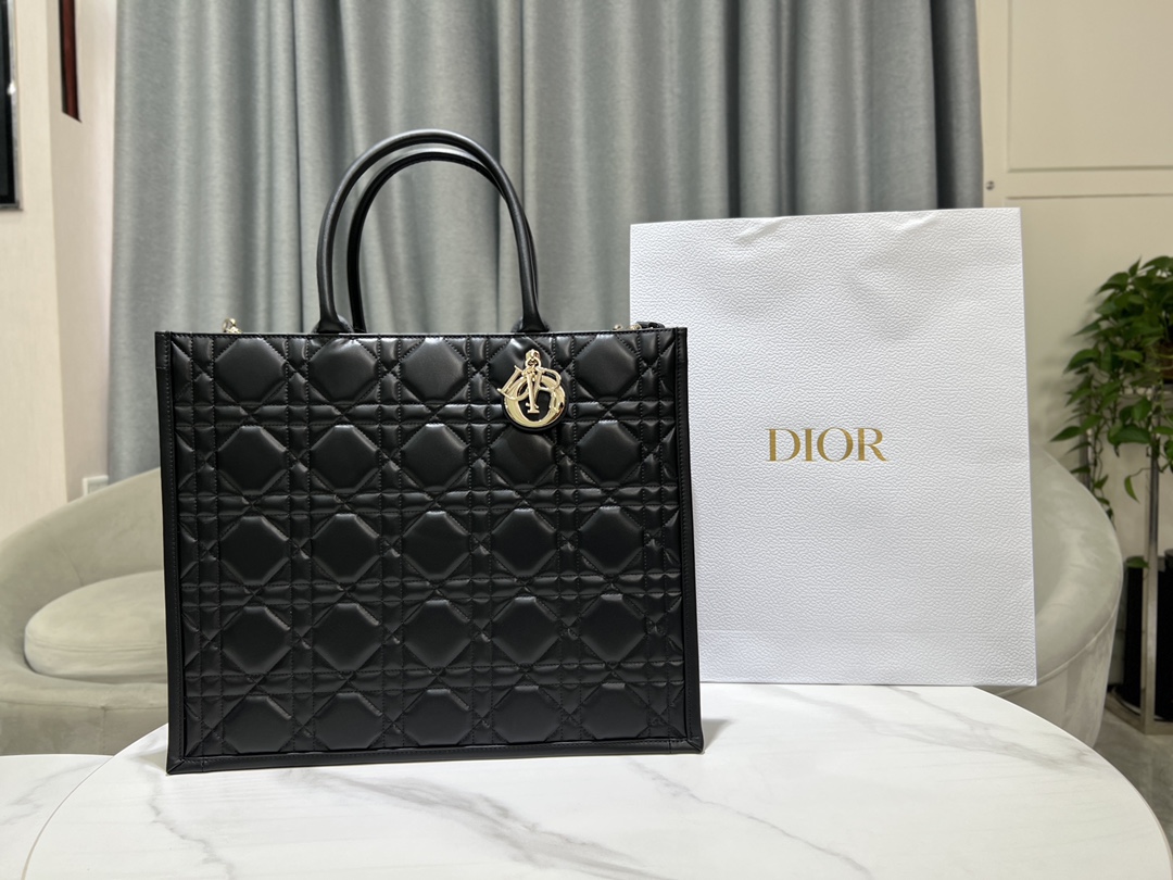 cheap online Best Designer
 Dior Book Tote Handbags Tote Bags Black Gold Cashmere Cowhide