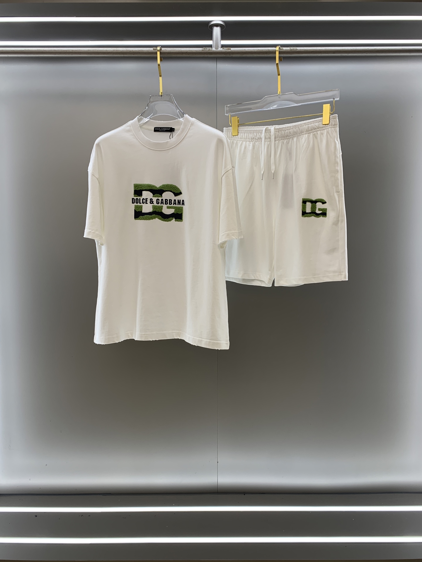 Dolce & Gabbana Men's Short Sleeve & Shorts Set - Premium Cotton, Distressed Design 2 i1746725855994 8705 0 0