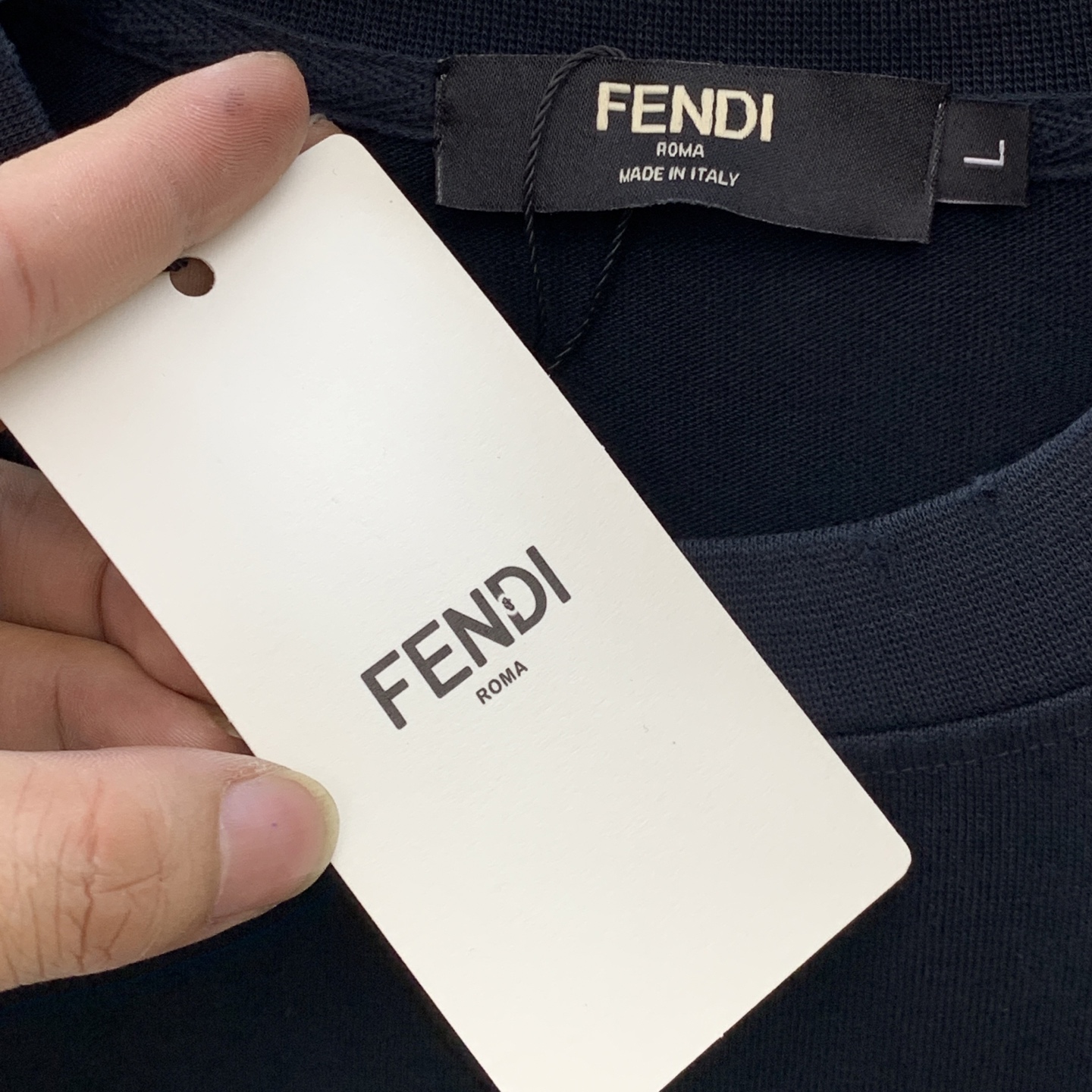 Fendi Spring/Summer Short Sleeve & Shorts Set - Premium Cotton, Distressed Design 7 i1746726031190 9121 0 5