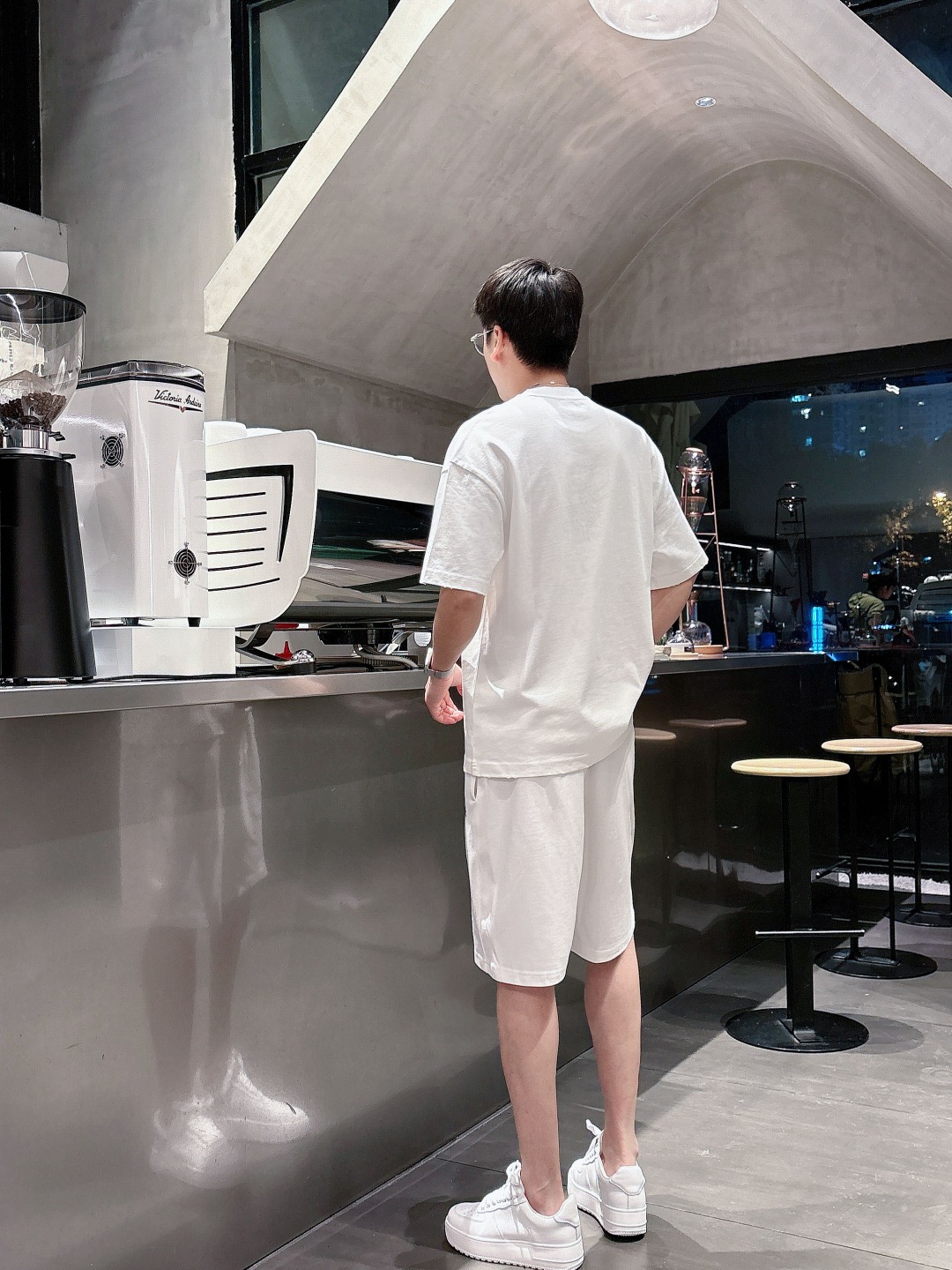 巴宝莉 🔥🔥高端定制 2026春夏新款首发专柜最新款短袖短裤休闲套装 重工凹凸图案设计 领子袖子做破洞设