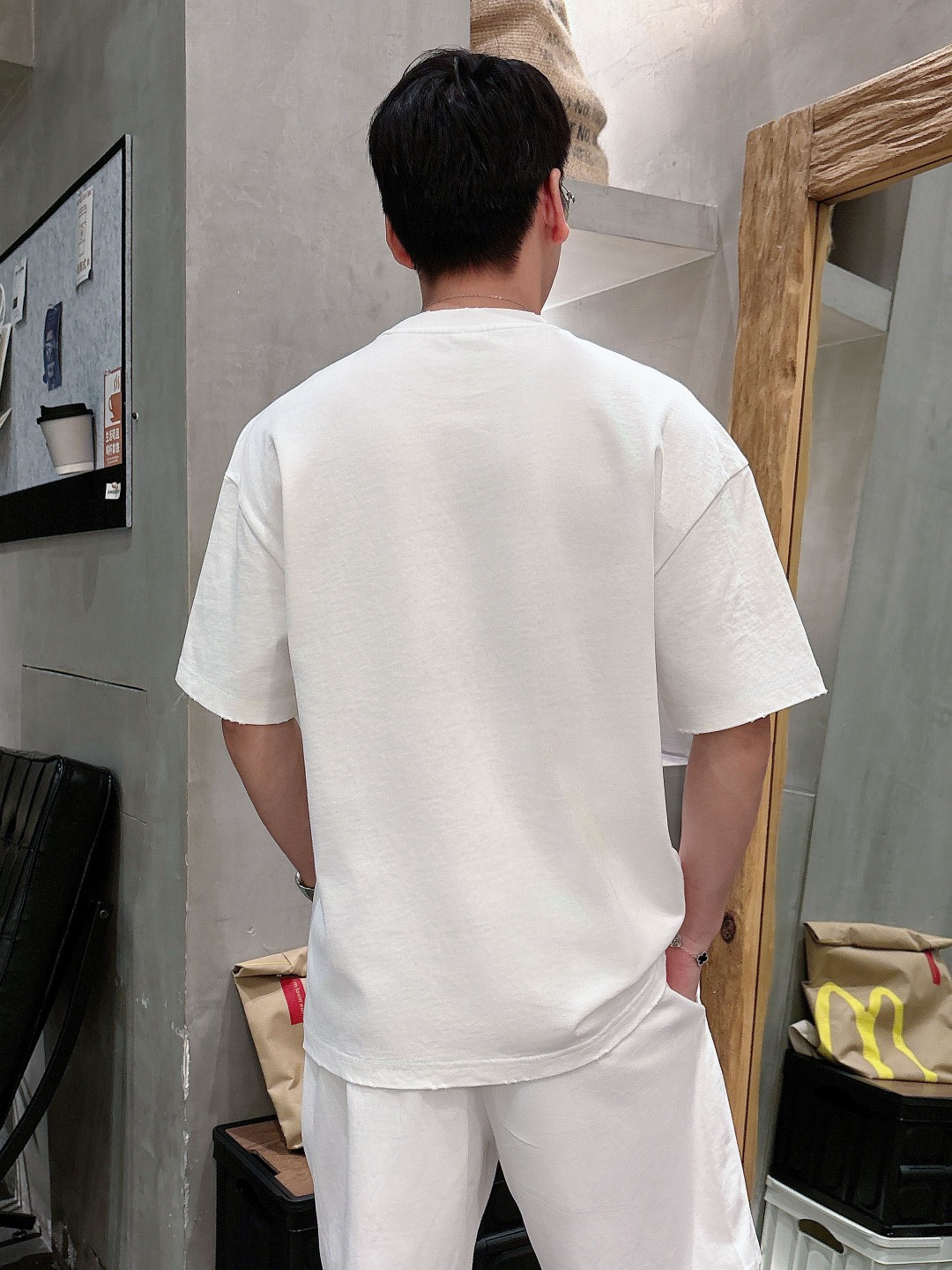 LOEWE 罗意威🔥🔥高端定制 2026春夏新款首发专柜最新款短袖短裤休闲套装 重工凹凸图案设计 领子袖