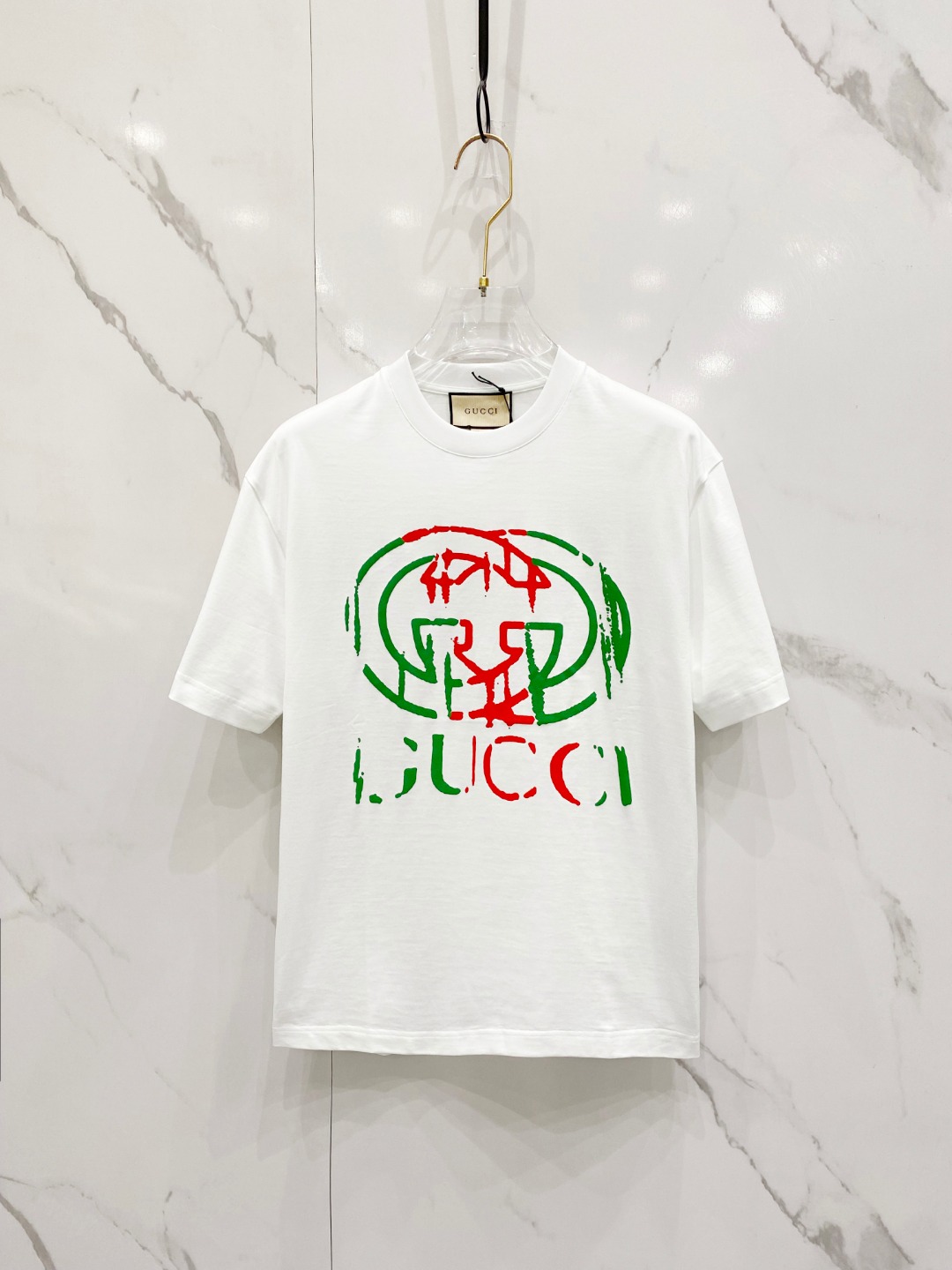 古驰   2025春夏新款首发专柜最新款短袖圆领T恤 高端订制 ...