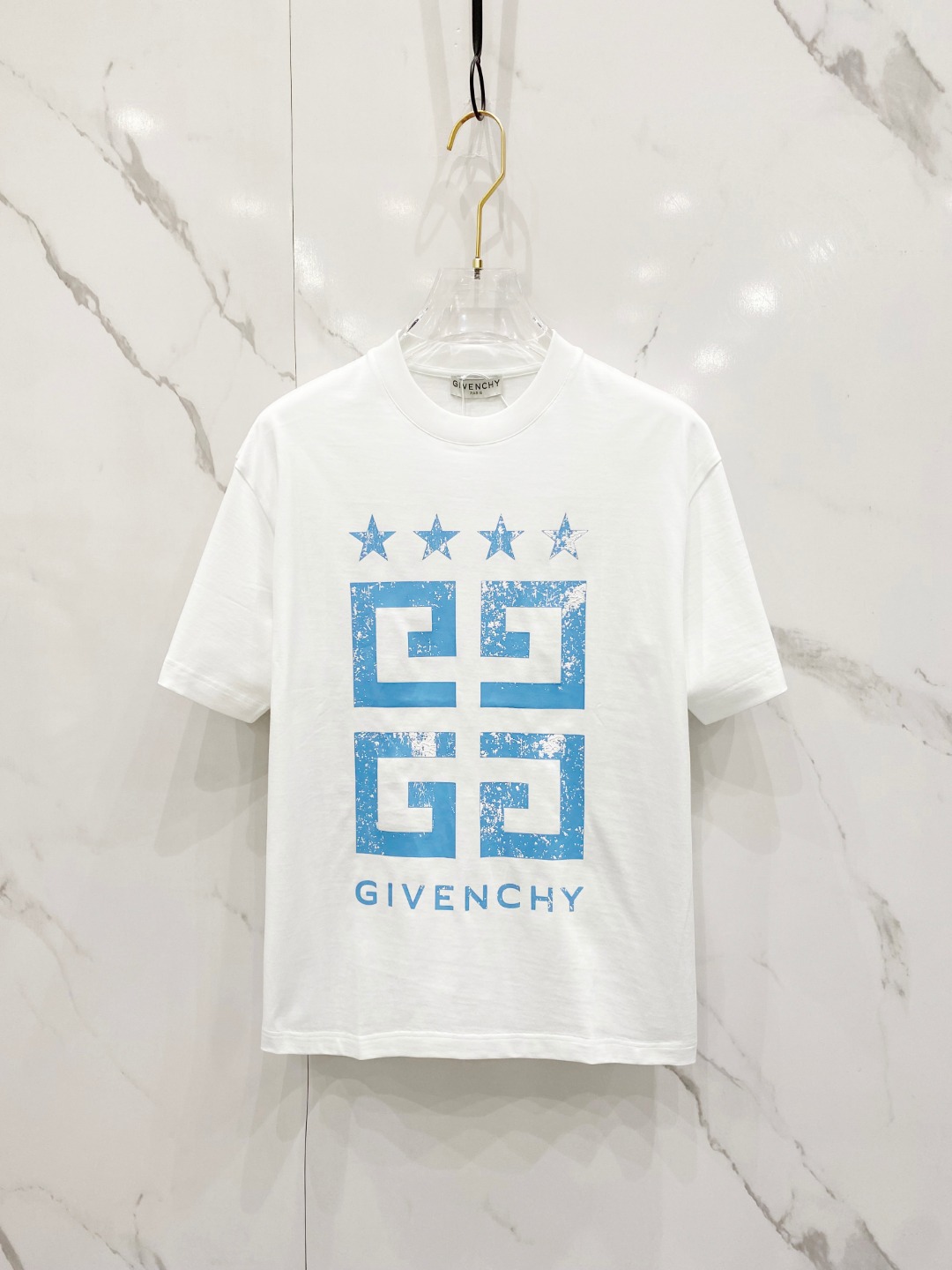 纪梵希   2025春夏新款首发专柜最新款短袖圆领T恤 高端订...