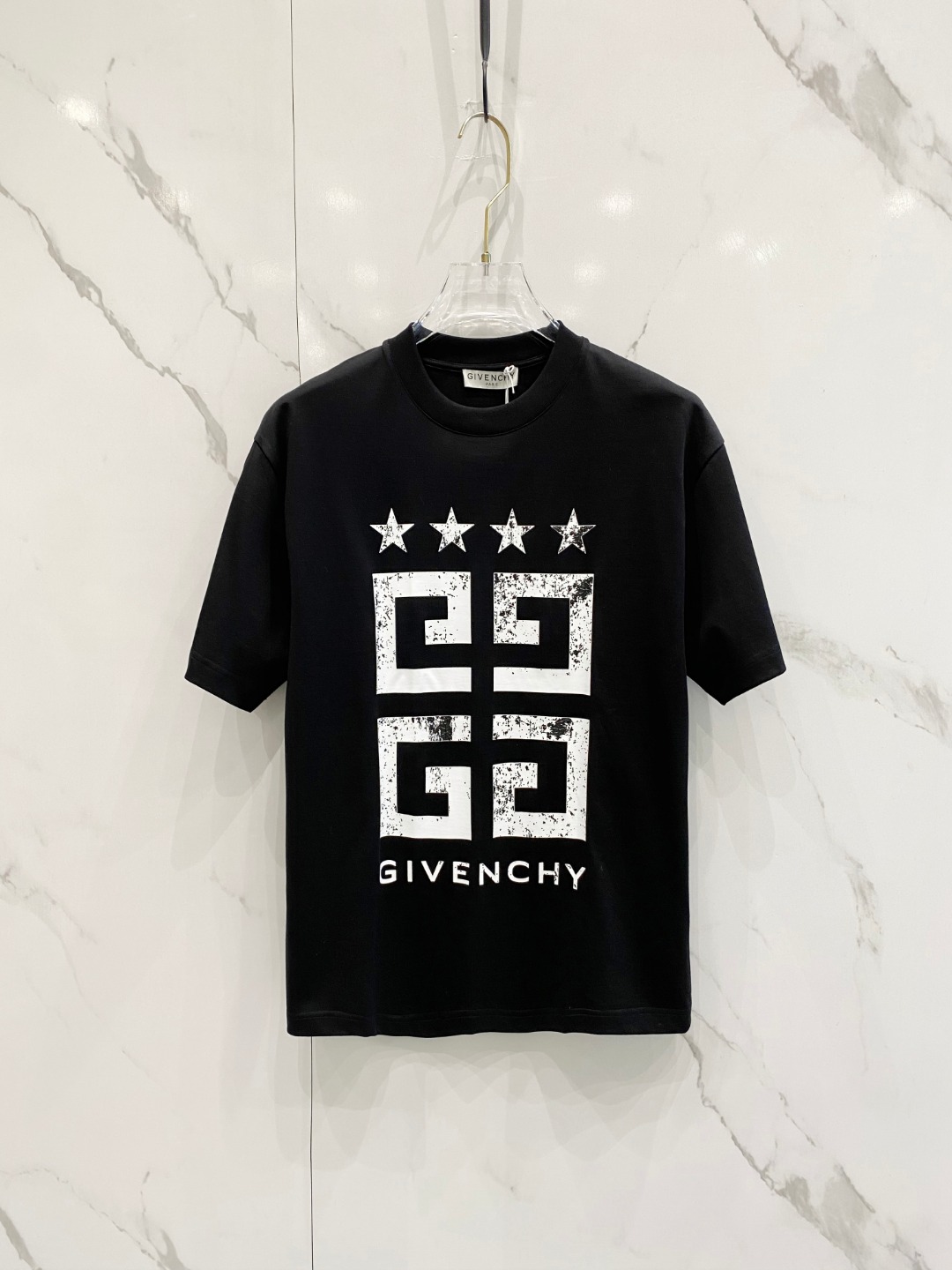 纪梵希   2025春夏新款首发专柜最新款短袖圆领T恤 高端订...