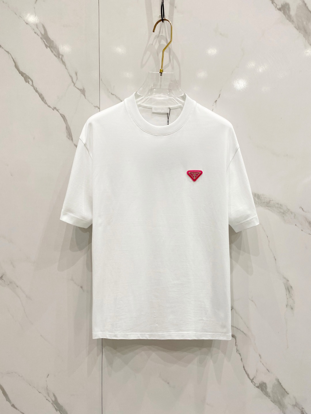 普拉达   2025春夏新款首发专柜最新款短袖圆领T恤 高端订...