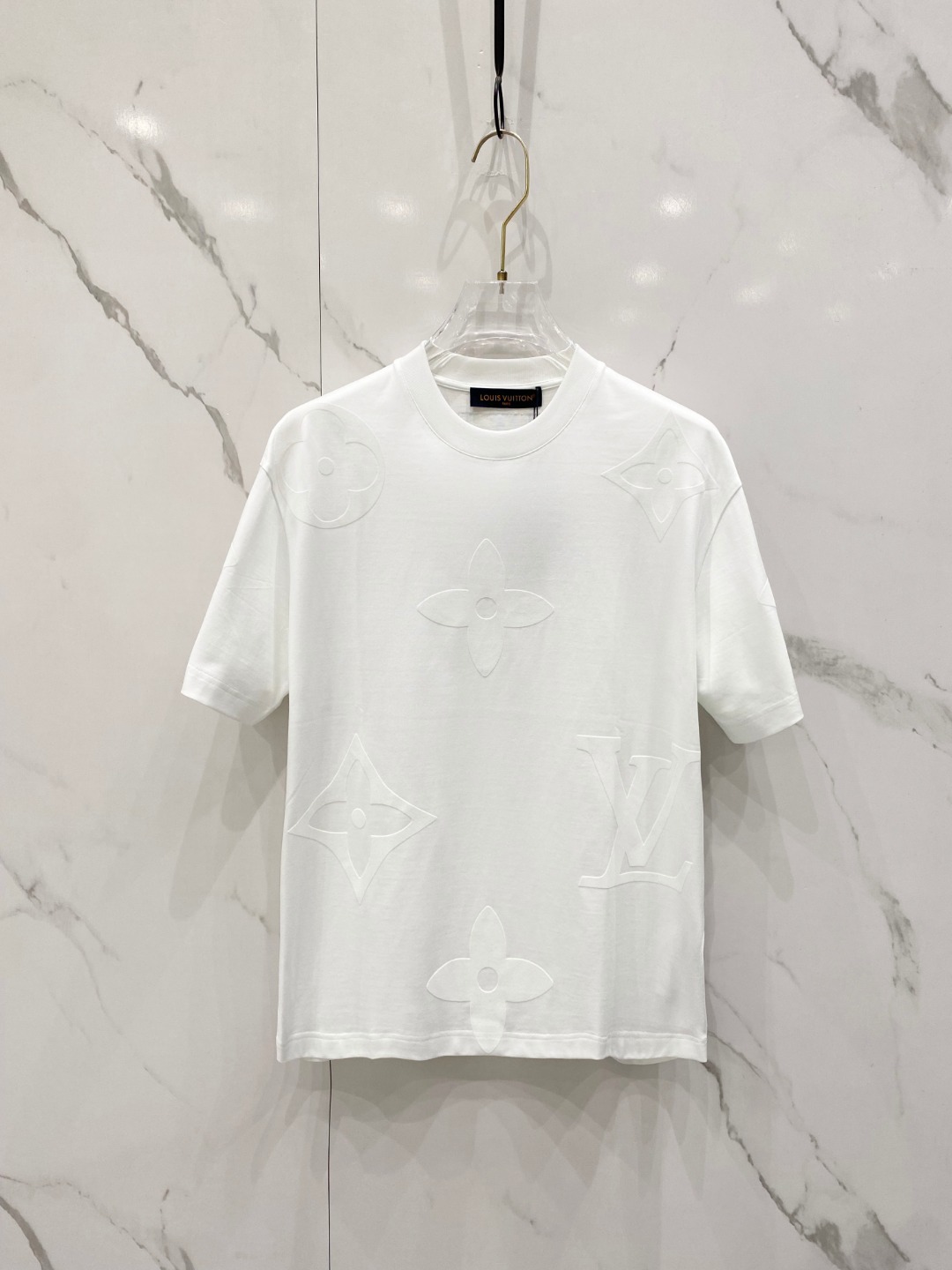 LV   2025春夏新款首发专柜最新款短袖圆领T恤 高端订制 设...