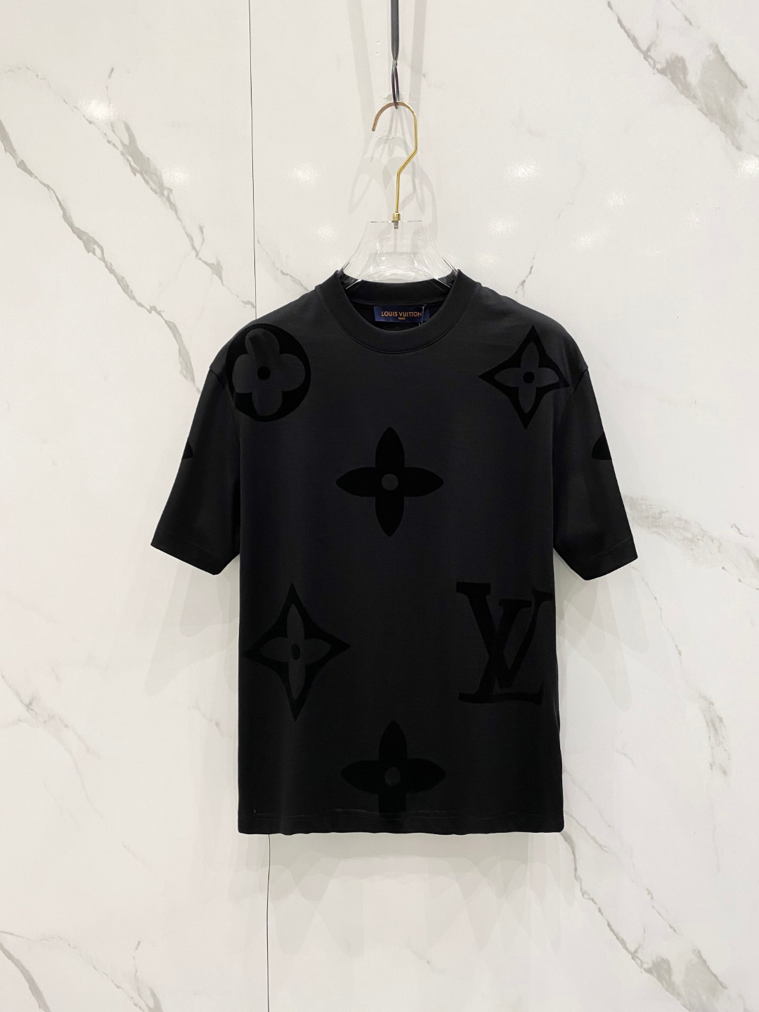 LV   2025春夏新款首发专柜最新款短袖圆领T恤 高端订制 设...