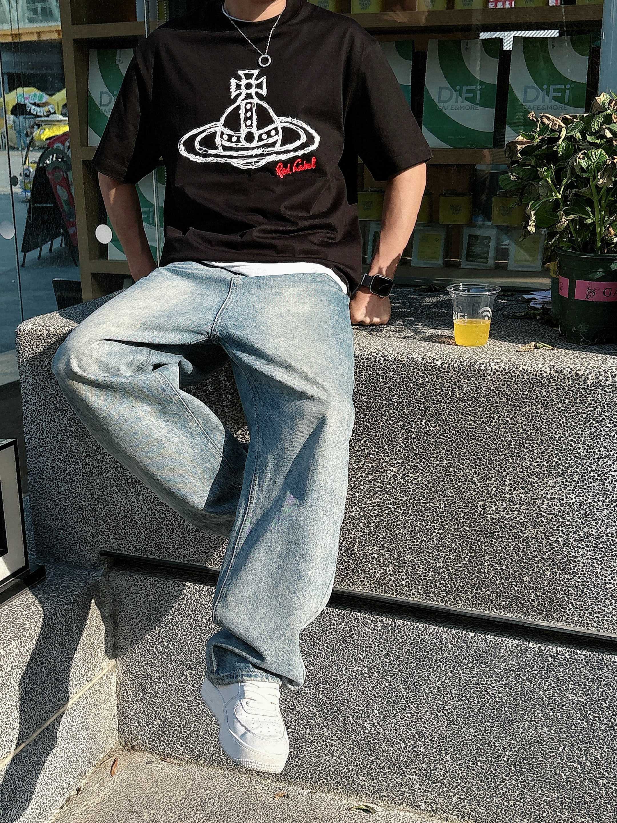 西太后 2025春夏新款首发专柜最新款短袖圆领T恤 高端订制 设计前卫时尚！品牌logo重工艺设计 高端