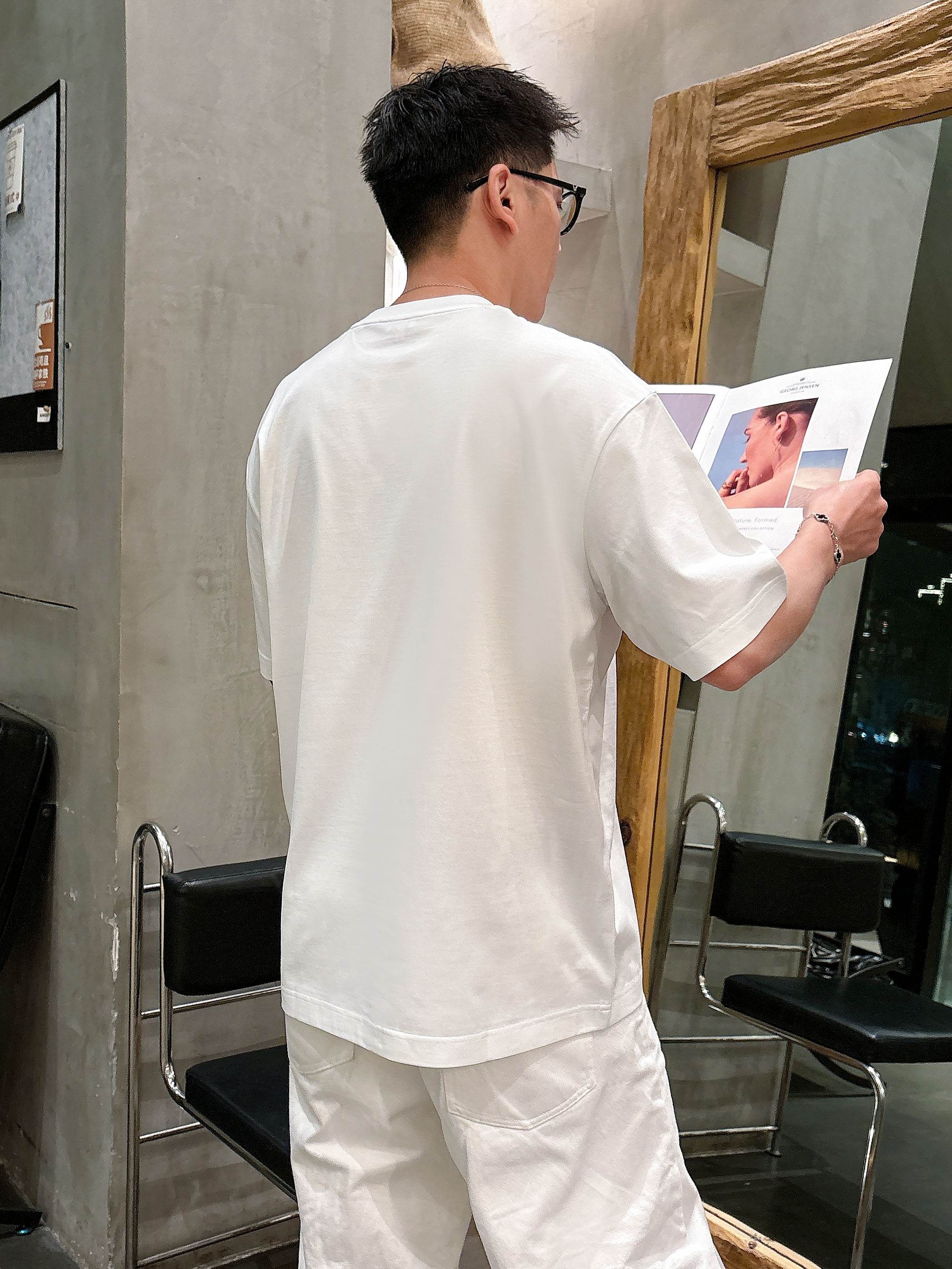 【 罗意威 2026春夏 · 高阶定制T恤】🔹 核心面料：秘鲁进口匹马棉 × 顶级丝光工艺🔹 核心体感：