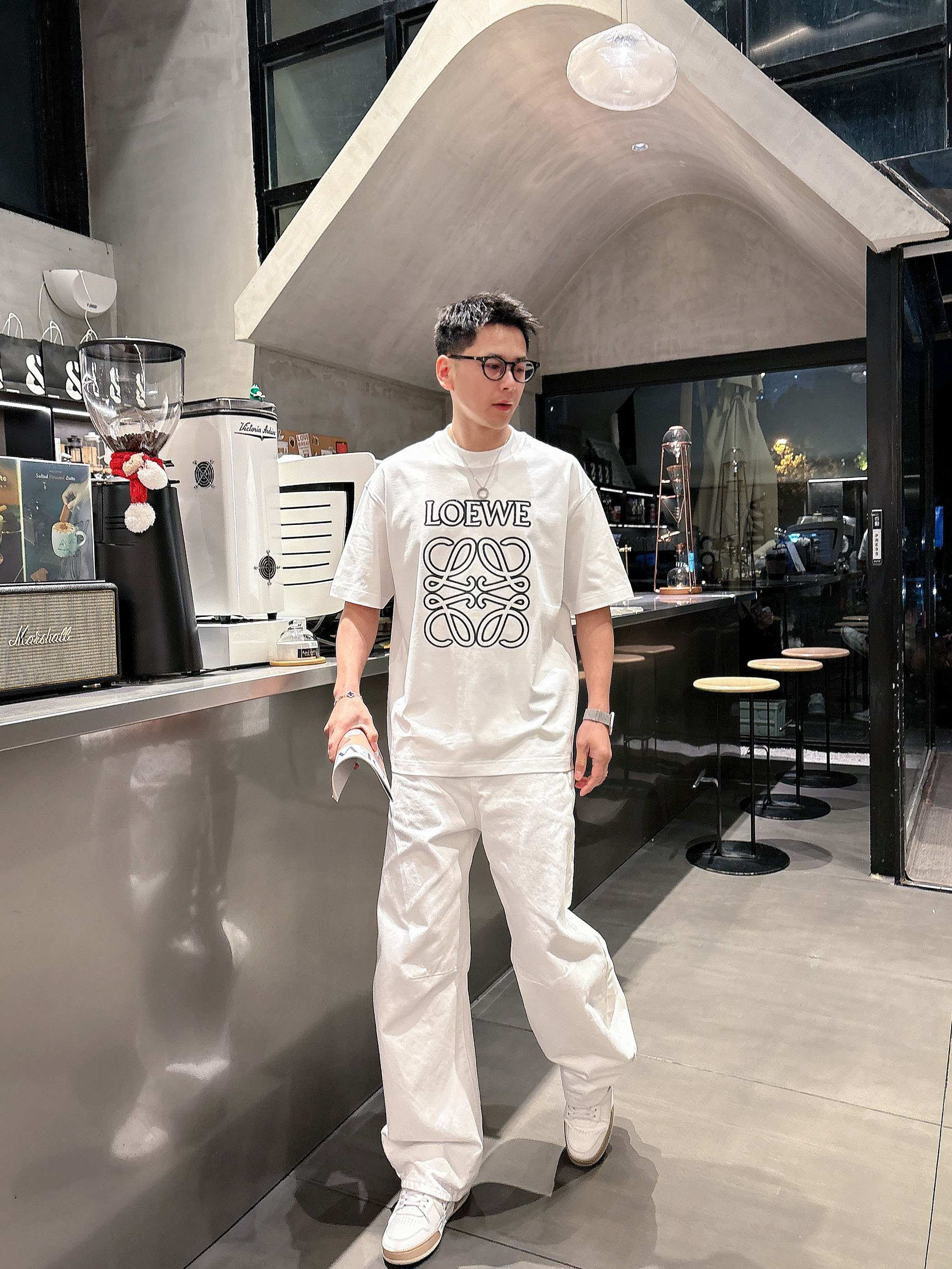 【 罗意威 2026春夏 · 高阶定制T恤】🔹 核心面料：秘鲁进口匹马棉 × 顶级丝光工艺🔹 核心体感：