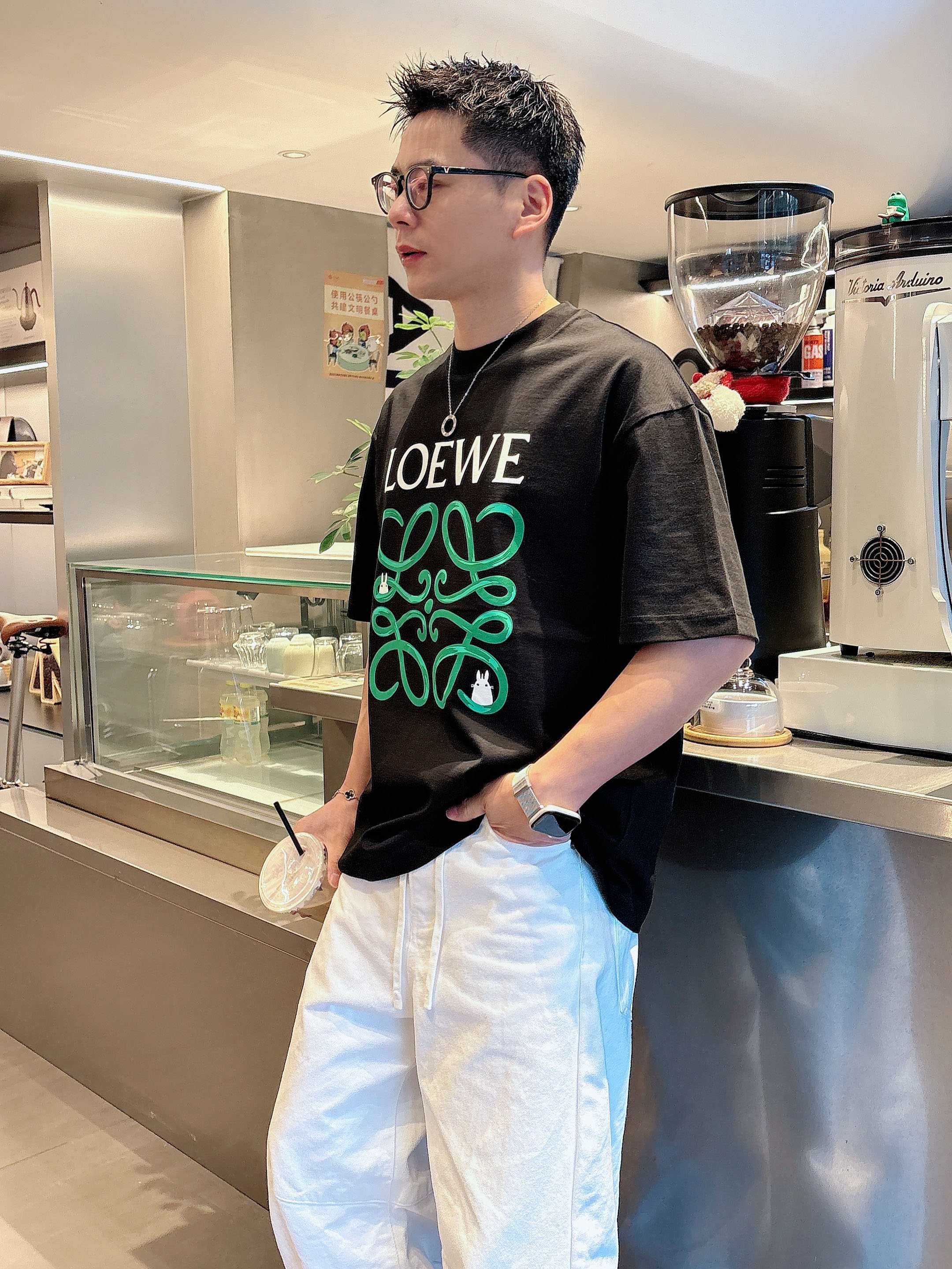 【 罗意威 2026春夏 · 高阶定制T恤】🔹 核心面料：秘鲁进口匹马棉 × 顶级丝光工艺🔹 核心体感：