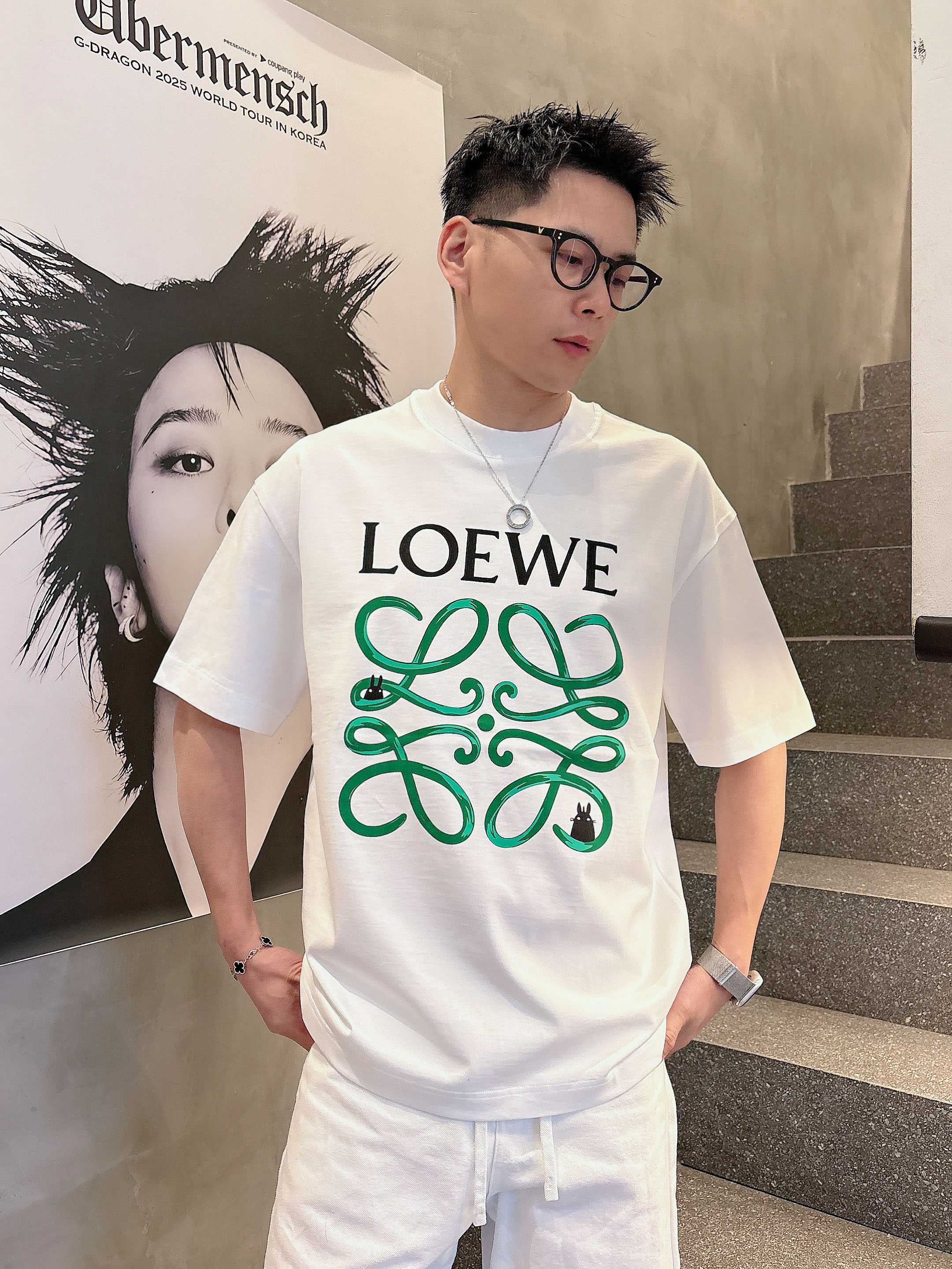 【 罗意威 2026春夏 · 高阶定制T恤】🔹 核心面料：秘鲁进口匹马棉 × 顶级丝光工艺🔹 核心体感：