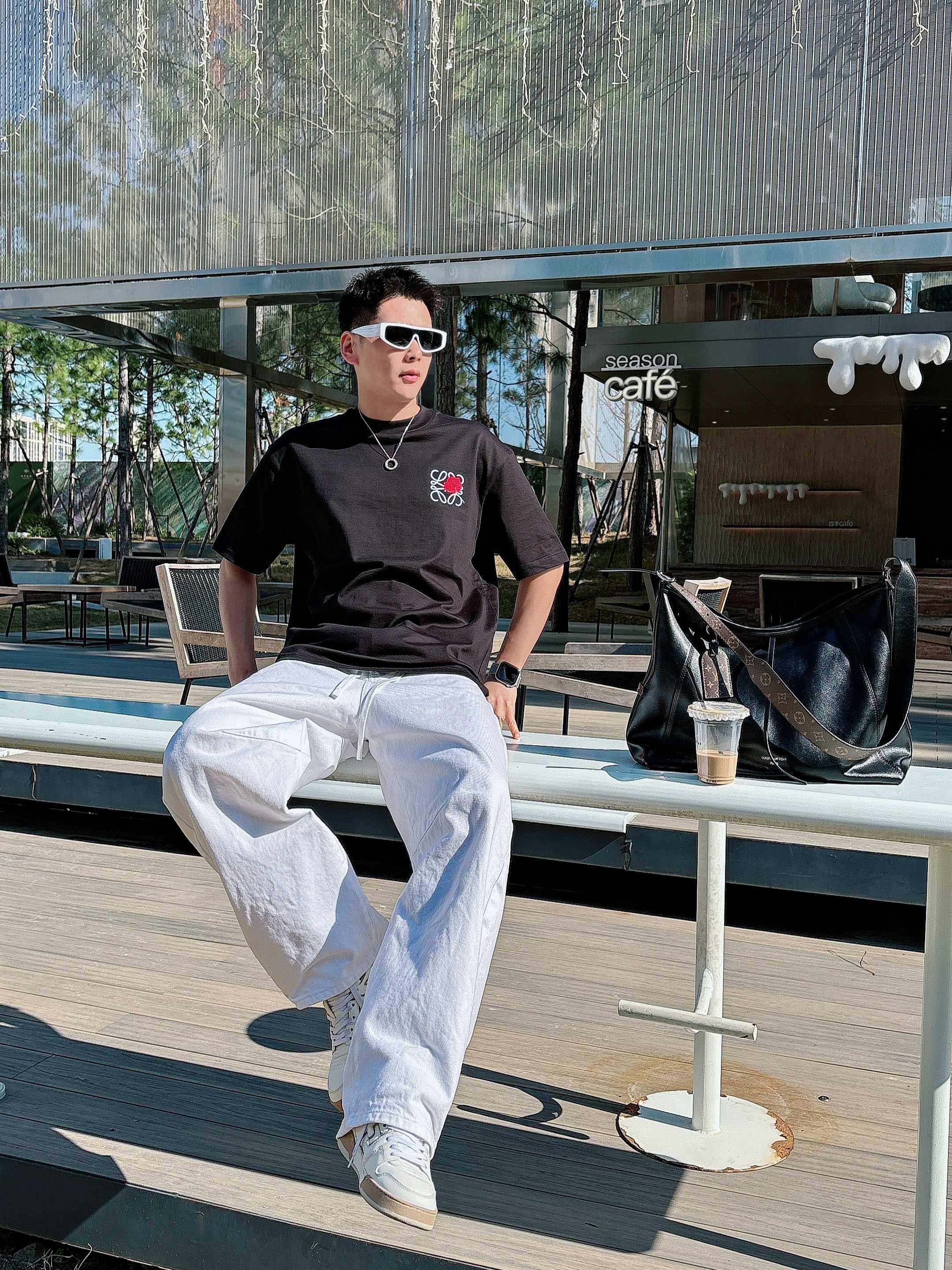 【 罗意威 2026春夏 · 高阶定制T恤】🔹 核心面料：秘鲁进口匹马棉 × 顶级丝光工艺🔹 核心体感：