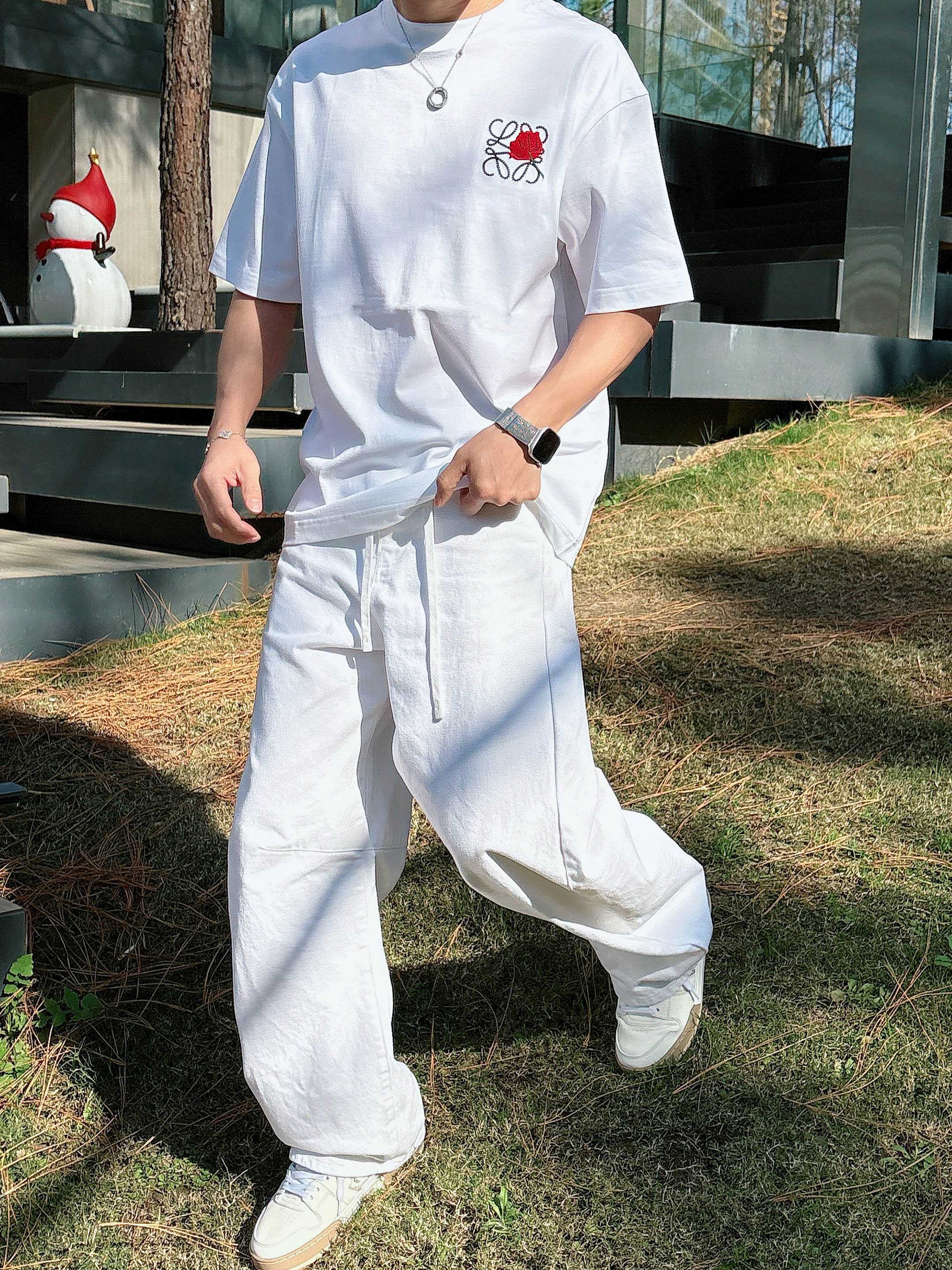 【 罗意威 2026春夏 · 高阶定制T恤】🔹 核心面料：秘鲁进口匹马棉 × 顶级丝光工艺🔹 核心体感：