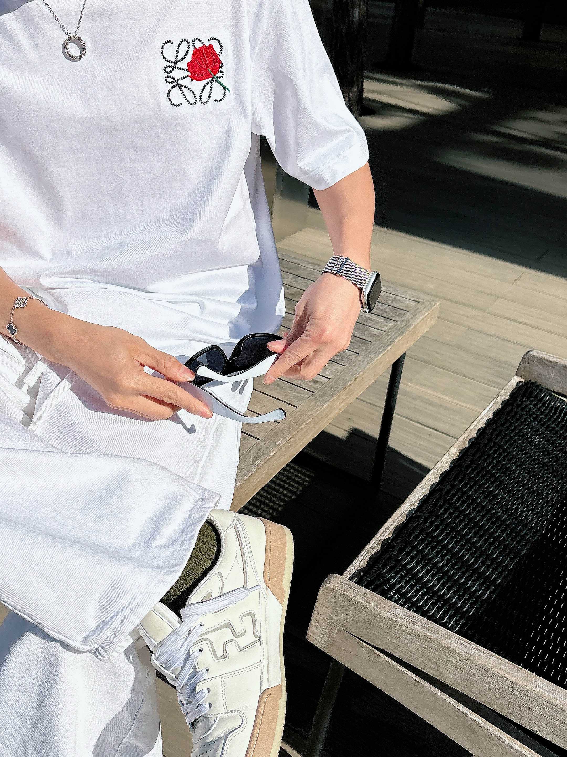 【 罗意威 2026春夏 · 高阶定制T恤】🔹 核心面料：秘鲁进口匹马棉 × 顶级丝光工艺🔹 核心体感：