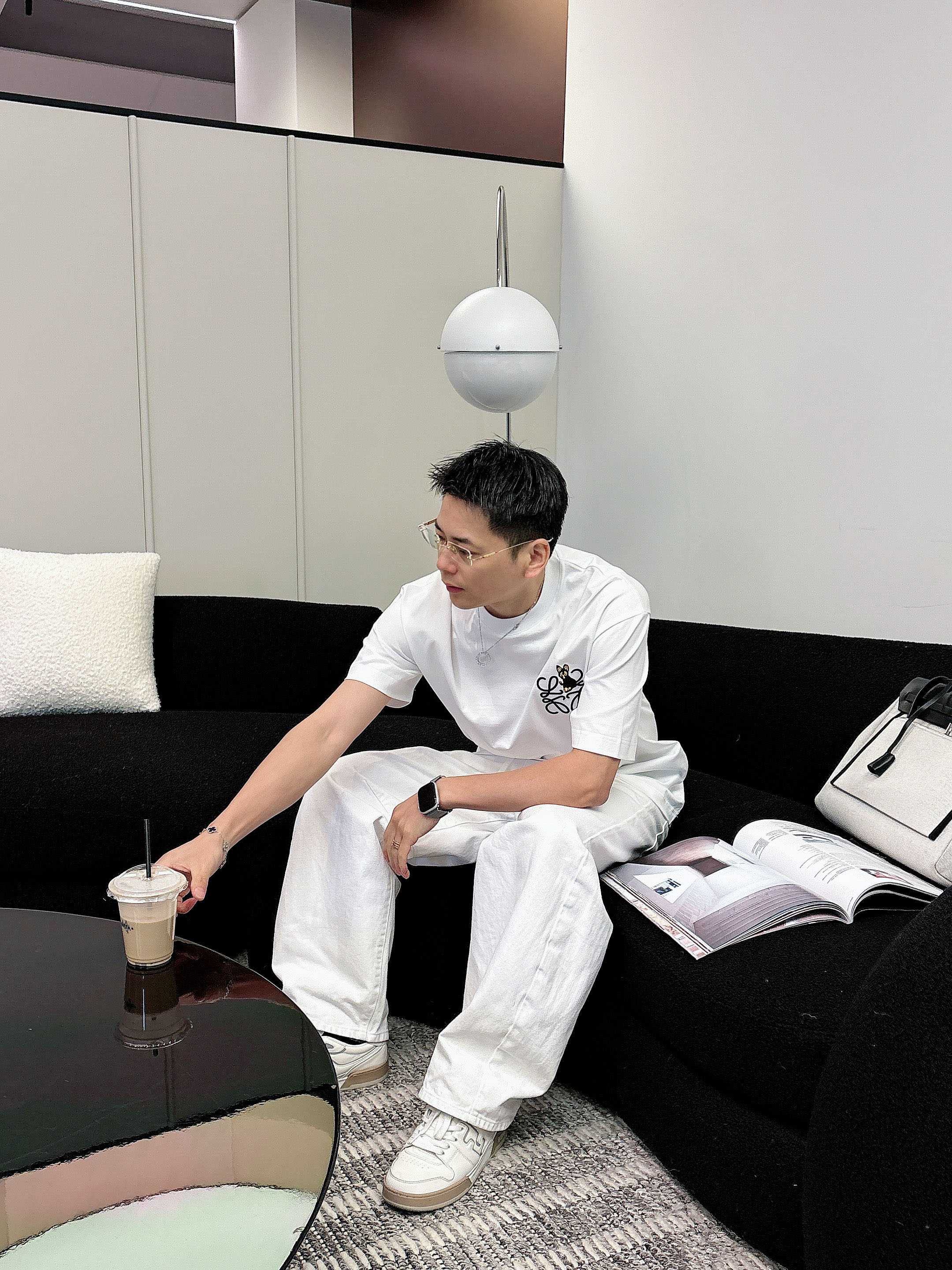 【 罗意威 2026春夏 · 高阶定制T恤】🔹 核心面料：秘鲁进口匹马棉 × 顶级丝光工艺🔹 核心体感：