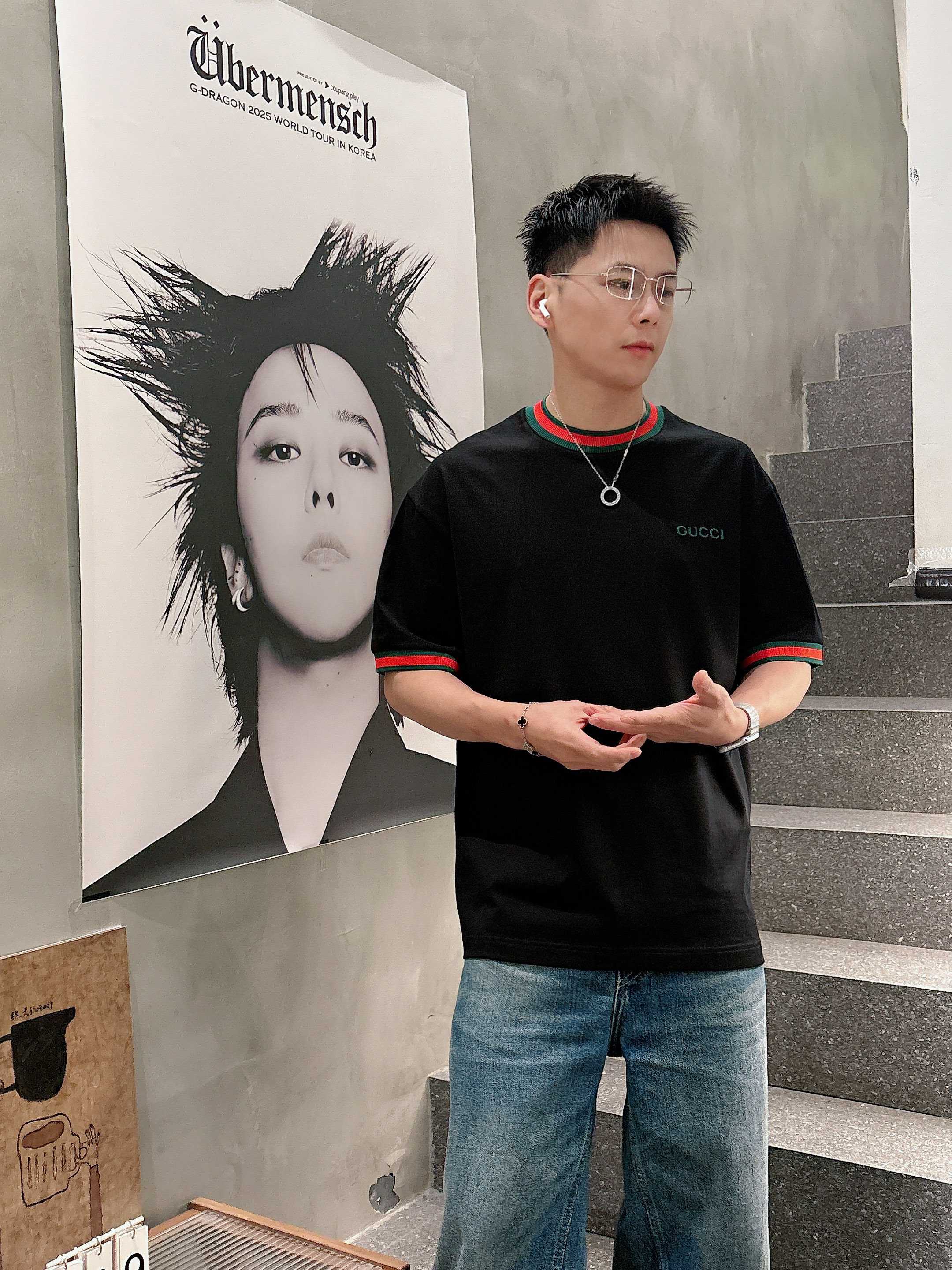 【 古驰 2026春夏 · 高阶定制T恤】🔹 核心面料：秘鲁进口匹马棉 × 顶级丝光工艺🔹 核心体感：蚕