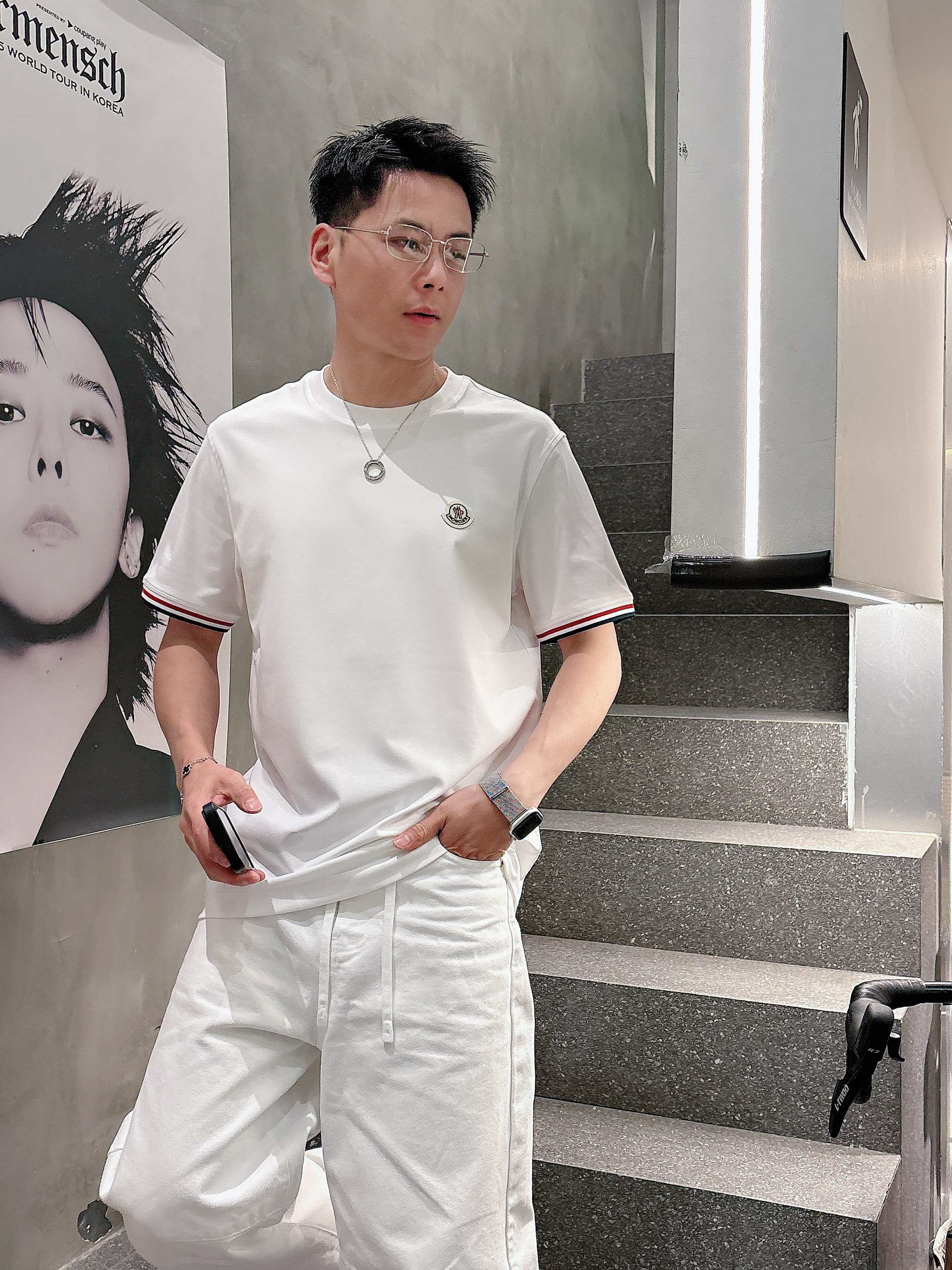 【 蒙口 2026春夏 · 高阶定制T恤】🔹 核心面料：秘鲁进口匹马棉 × 顶级丝光工艺🔹 核心体感：蚕