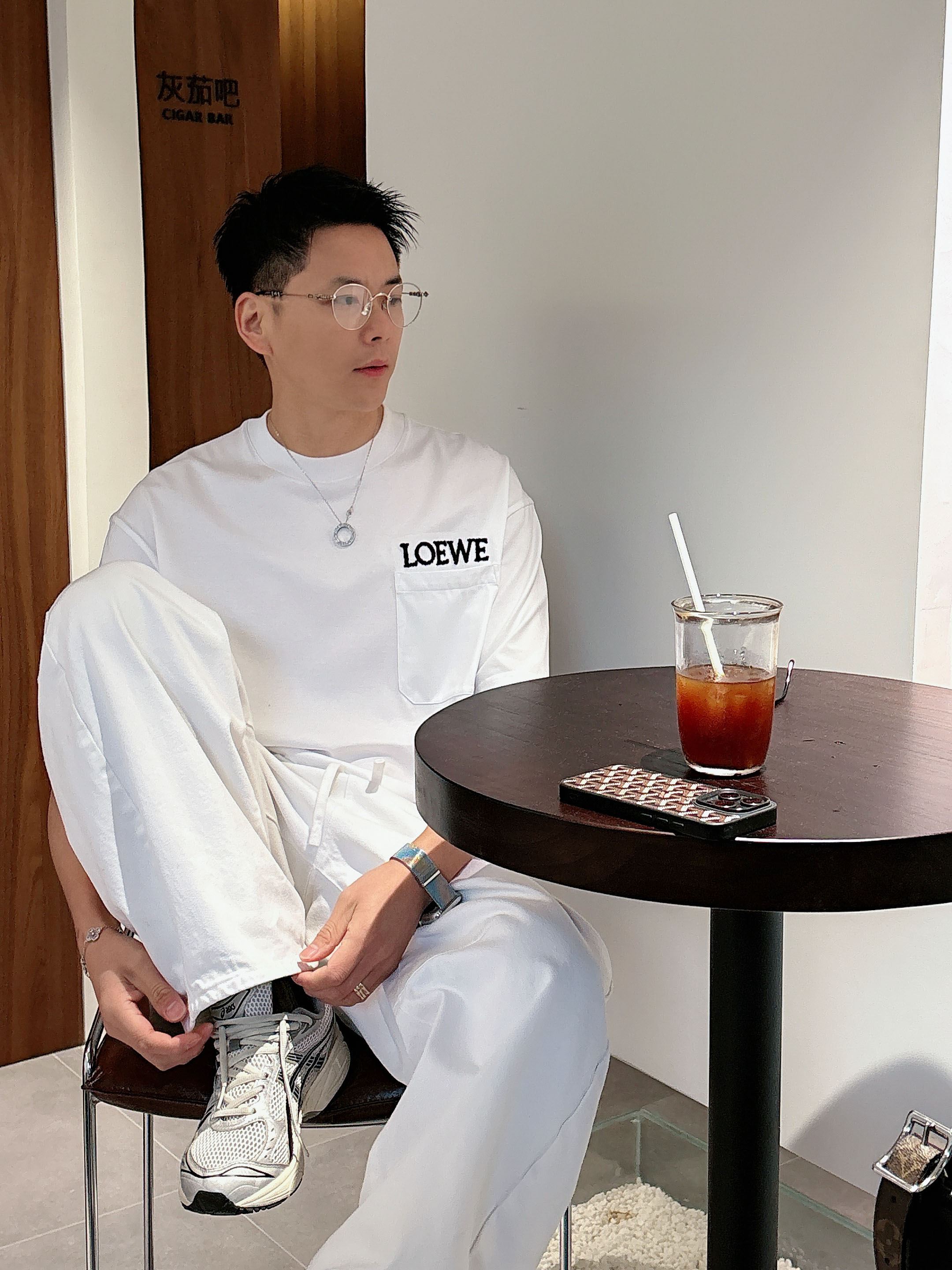 【 罗意威 2026春夏 · 高阶定制T恤】🔹 核心面料：秘鲁进口匹马棉 × 顶级丝光工艺🔹 核心体感：