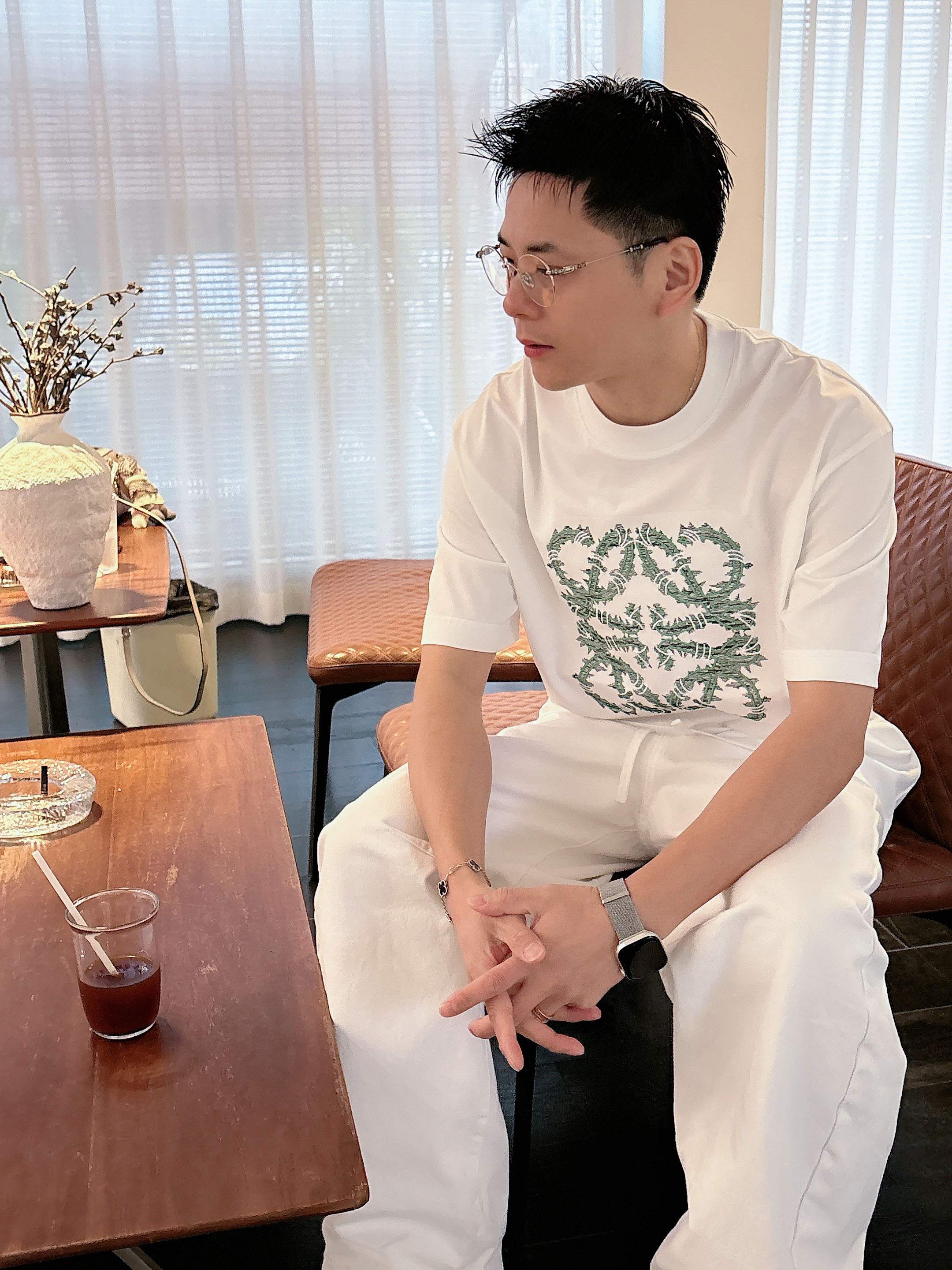 【 罗意威 2026春夏 · 高阶定制T恤】🔹 核心面料：秘鲁进口匹马棉 × 顶级丝光工艺🔹 核心体感：