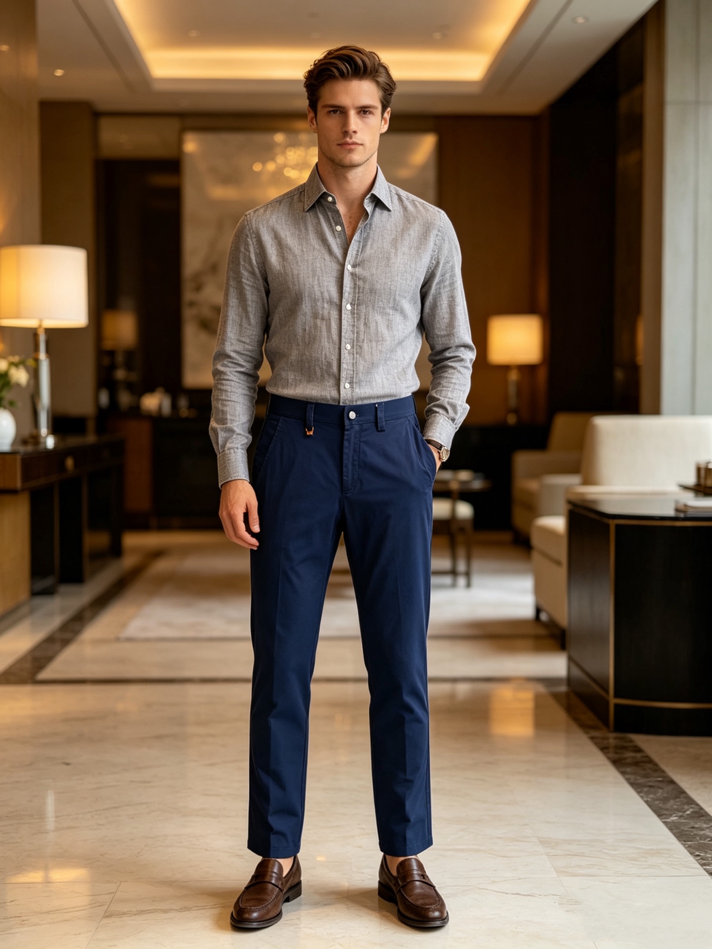 NO:843868,Hermès casual pants, trousers 2025SS autumn and winter new style, special fabric for advanced custom pants, customized original hardware, heavy craftsmanship, fine turning and routing, customized fabric, soft and comfortable, significant texture, exquisite accessories, great upper body effect, complete three standards, standard size 29-38, no 35,, hermes,19860909爱马仕 休闲裤 西裤2025SS秋冬新款 高级定制裤子专用面料 定制原版五金 重工工艺打造 车工走线精细 定制面料 柔软舒适 质感显著 辅料精美 上身效果超赞 三标齐全 标准尺码29-38,无35,,hermes,,Men's clothing