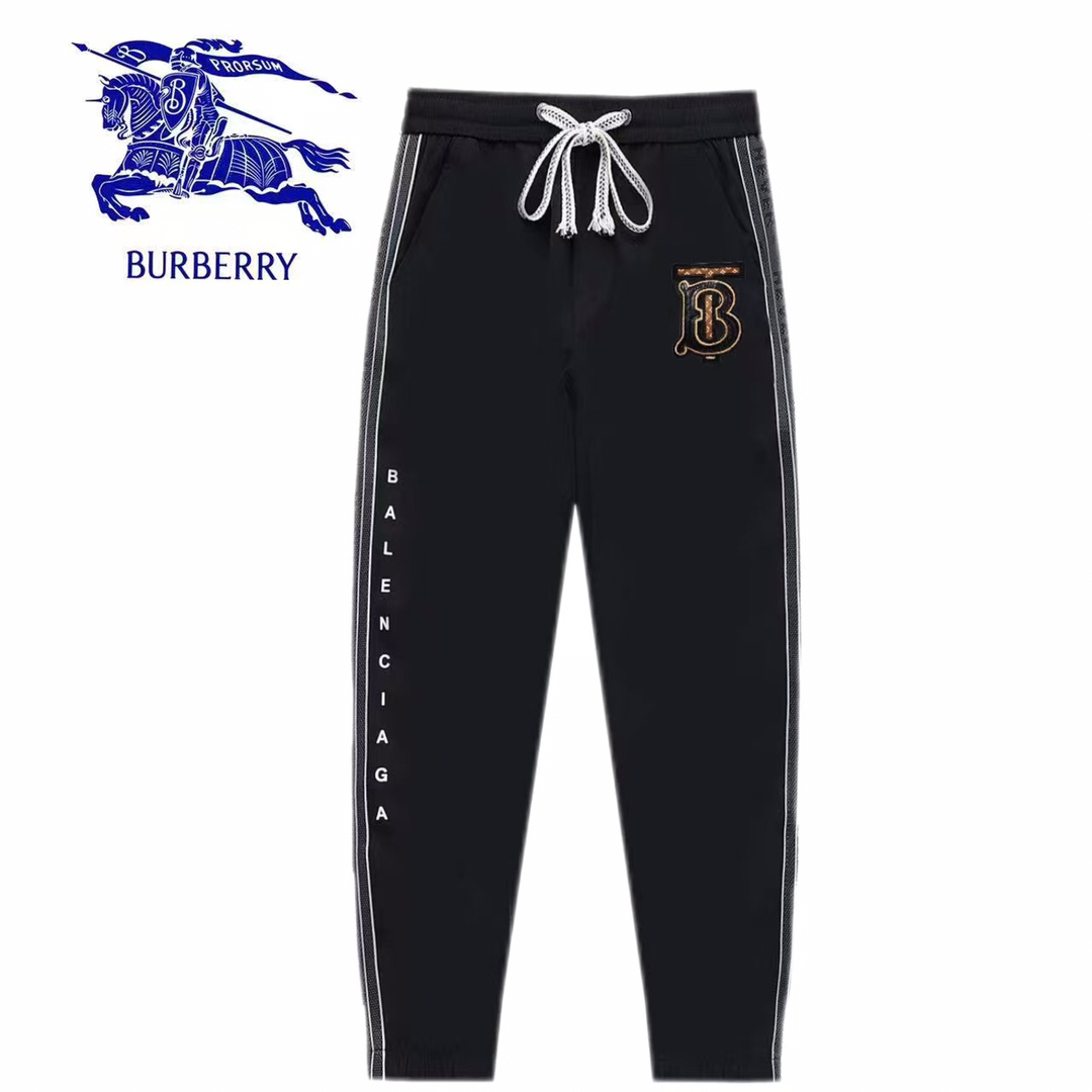 Pantalones casuales nuevos de Burberry para primavera/verano 2024, clásico pantalón de trabajo que nunca pasa de moda, …