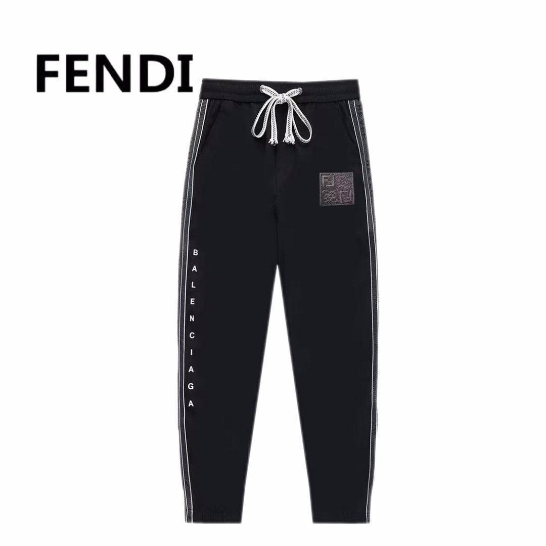 Pantalones casuales de Fendi nueva colección de primavera/verano 2024, pantalones de trabajo clásicos que nun…
