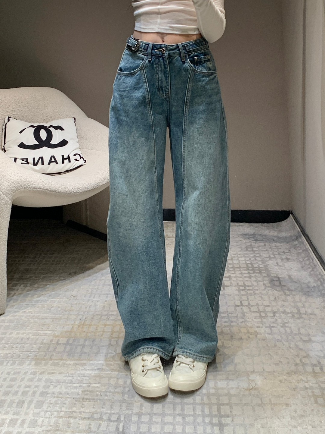 Chrome Hearts Clothing Jeans Replica 2023 Perfect Luxury
 Fall/Winter Collection Vintage Wide Leg