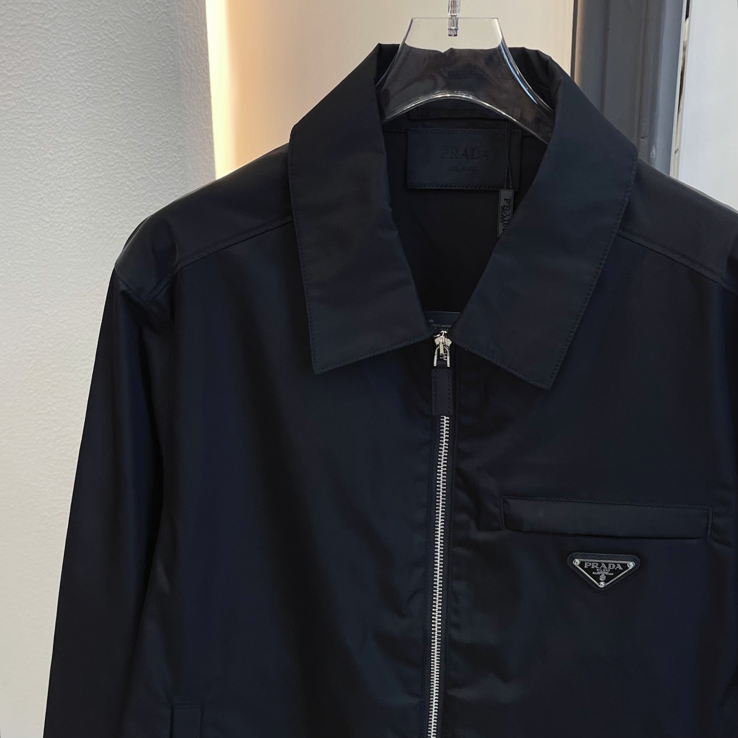 Prada 2025 spring men's casual custom jacket. Slim fit, versatile design, suitable for all body types and ages. Sizes 48-54.-Big cat