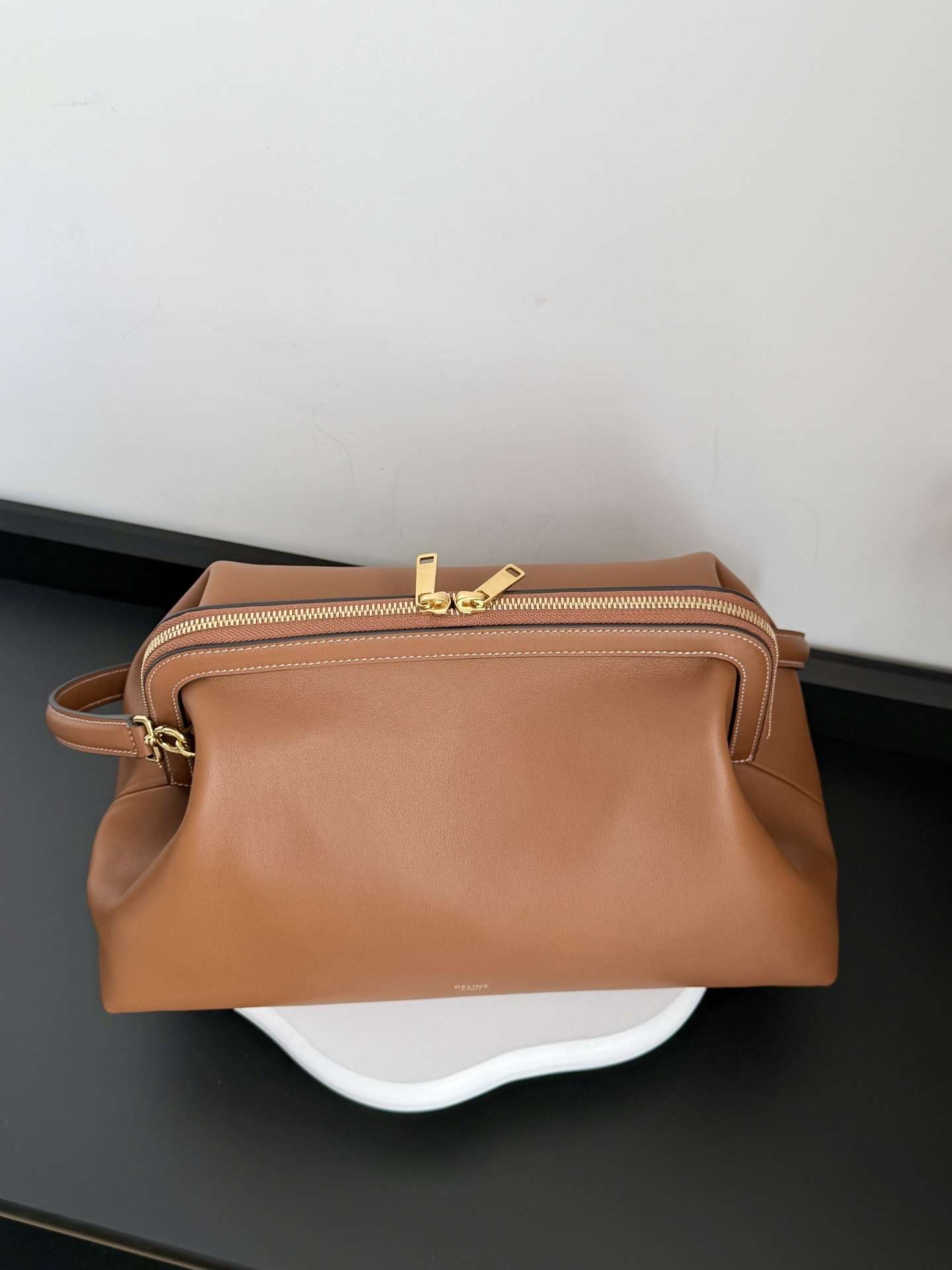 Сумка Celine Doctor Pouch коричневая