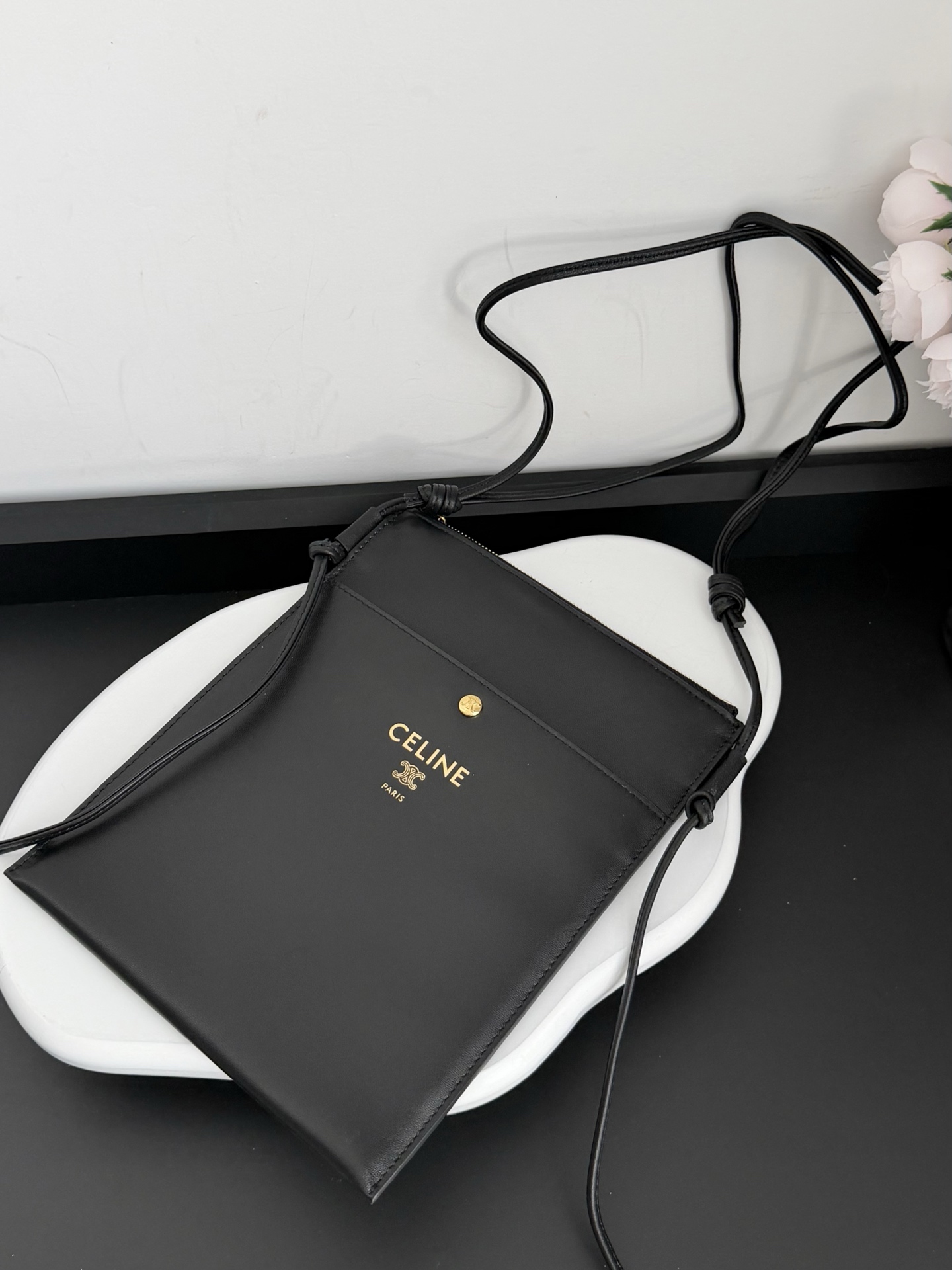 Сумка-чехол Celine Sharp Pouch черный