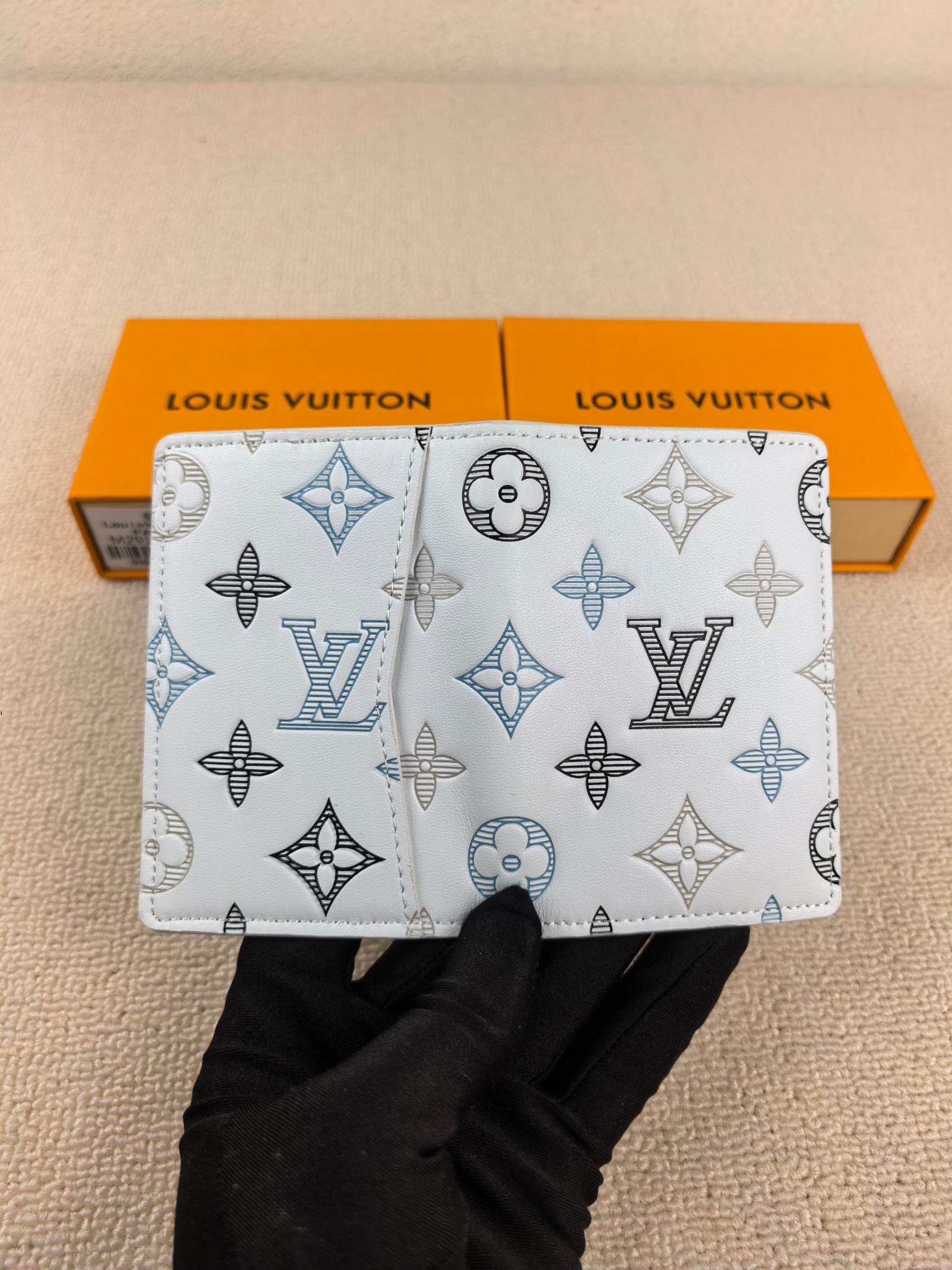ルイ・ヴィトン 三つ折り財布 ホワイト コンパクト - 画像 3